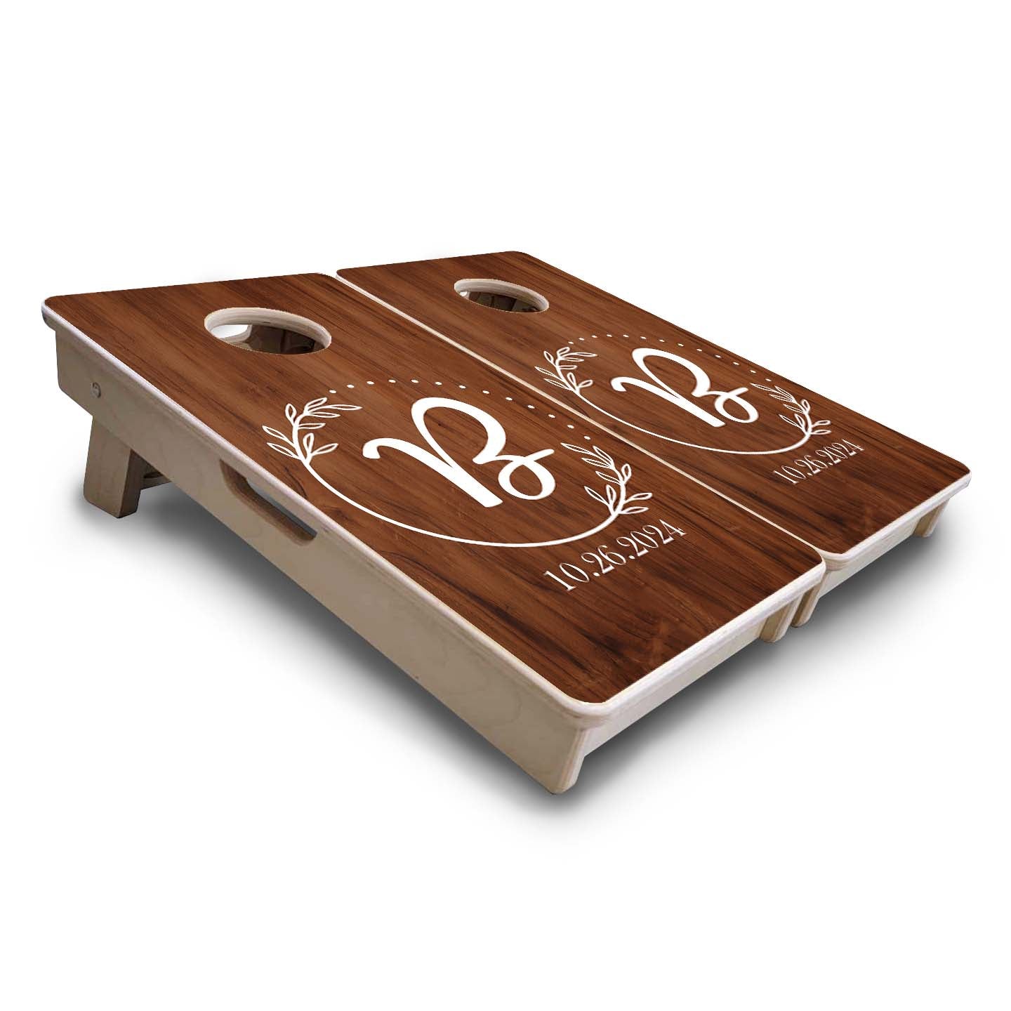 Laurel Wreath - Mini or Vacation Size Cornhole Boards