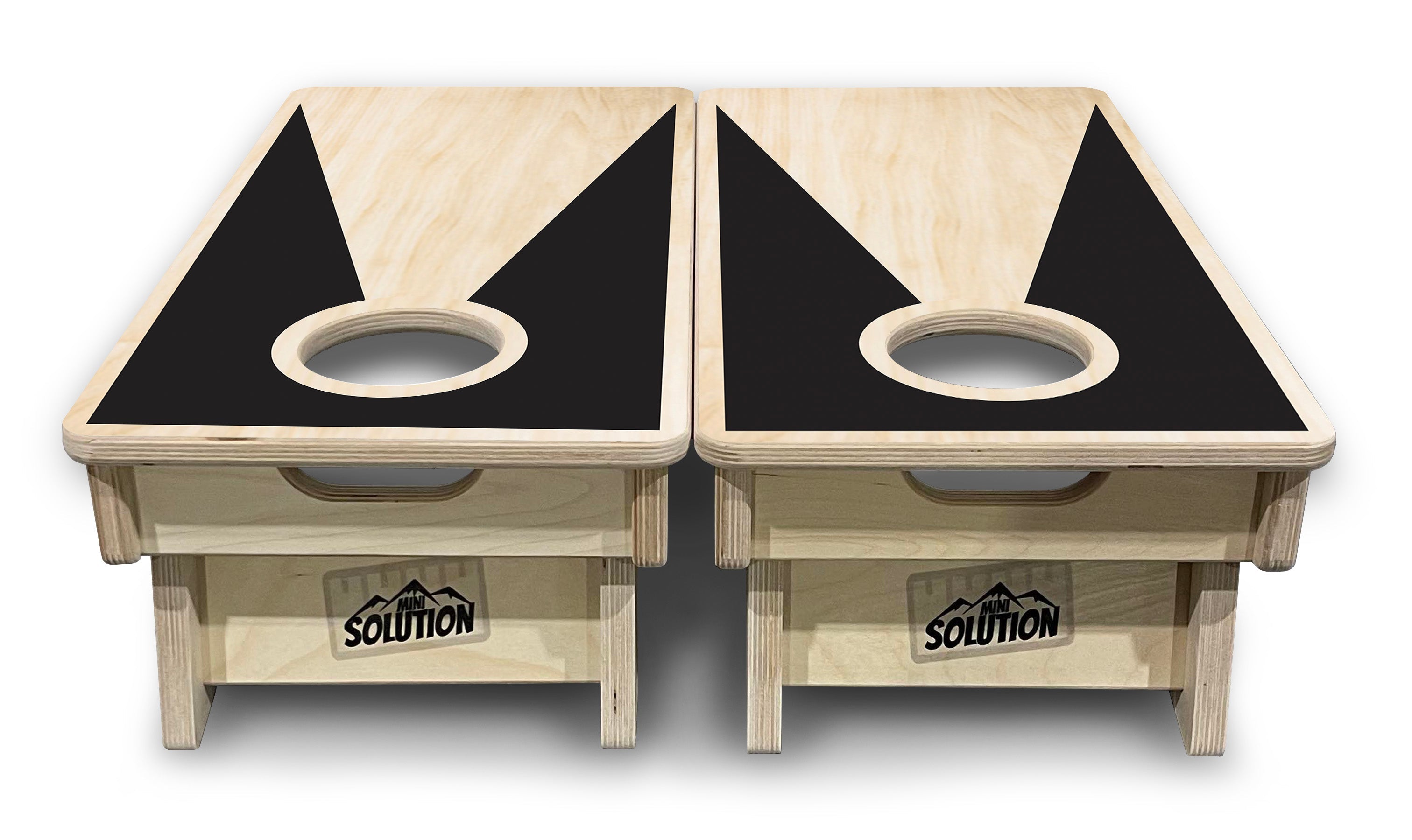 Natural Keyhole - Mini or Vacation Size Cornhole Boards
