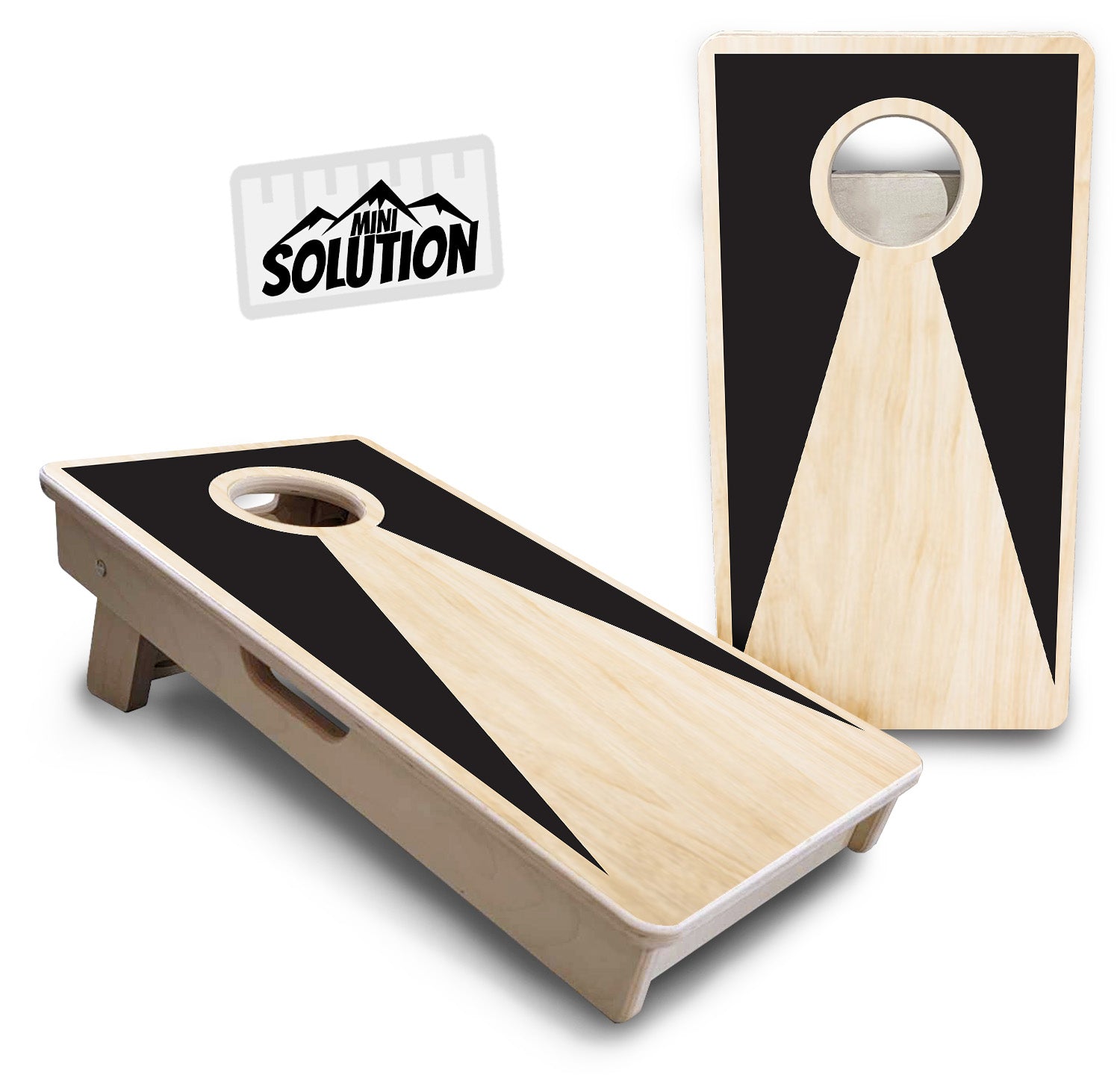 Natural Keyhole - Mini or Vacation Size Cornhole Boards