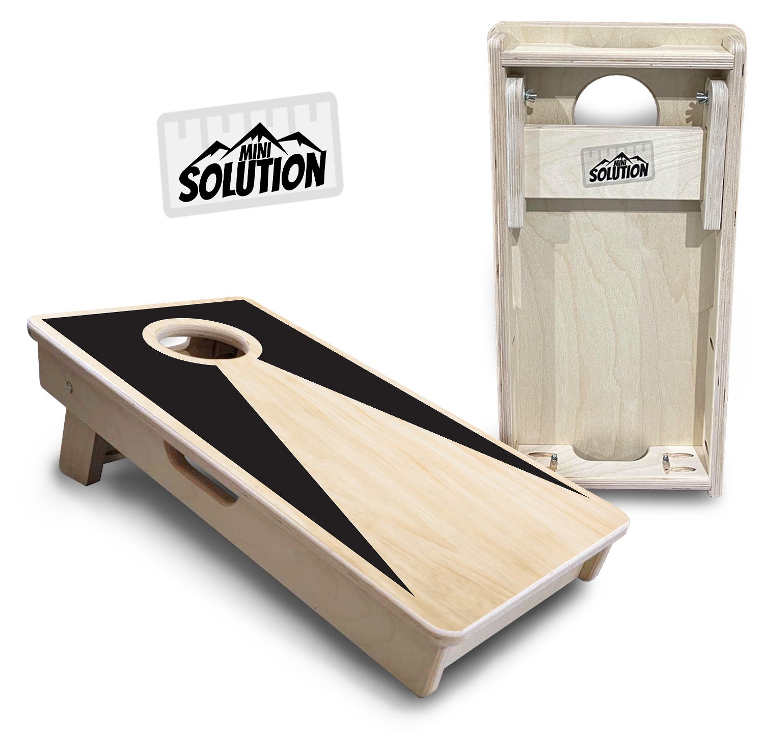 Natural Keyhole - Mini or Vacation Size Cornhole Boards