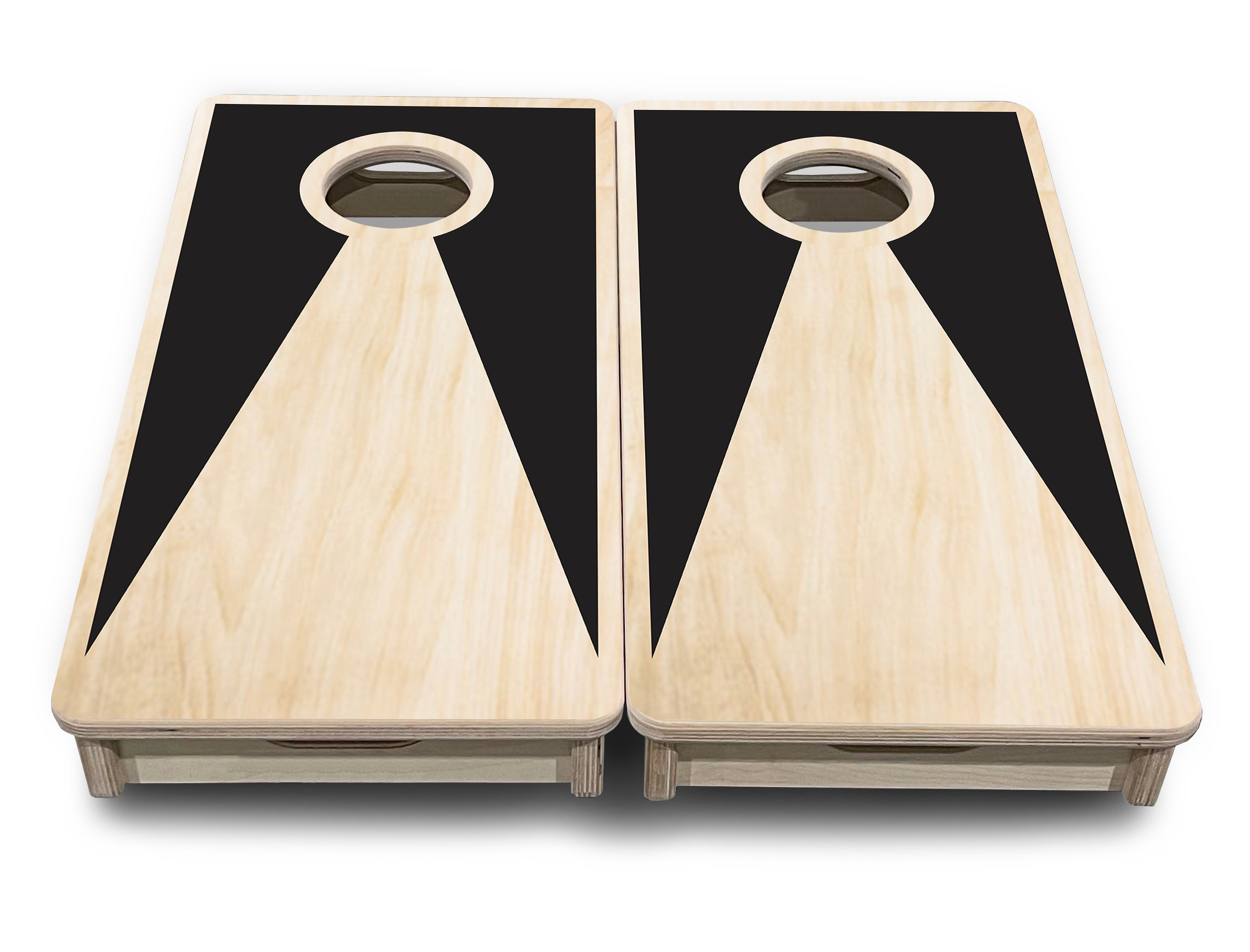 Natural Keyhole - Mini or Vacation Size Cornhole Boards