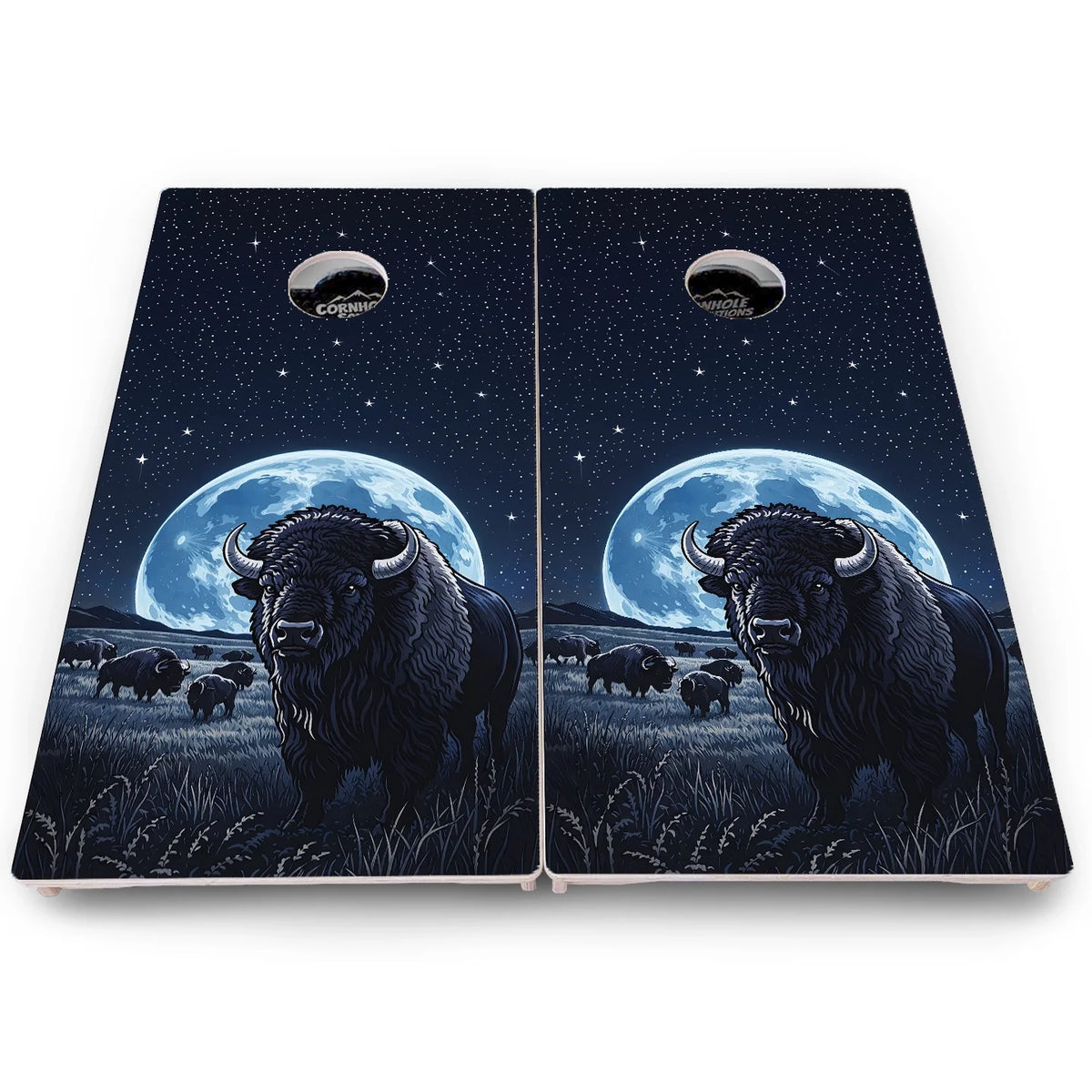 Wolf Howling Cornhole Boards - Pro Solution Lite Series