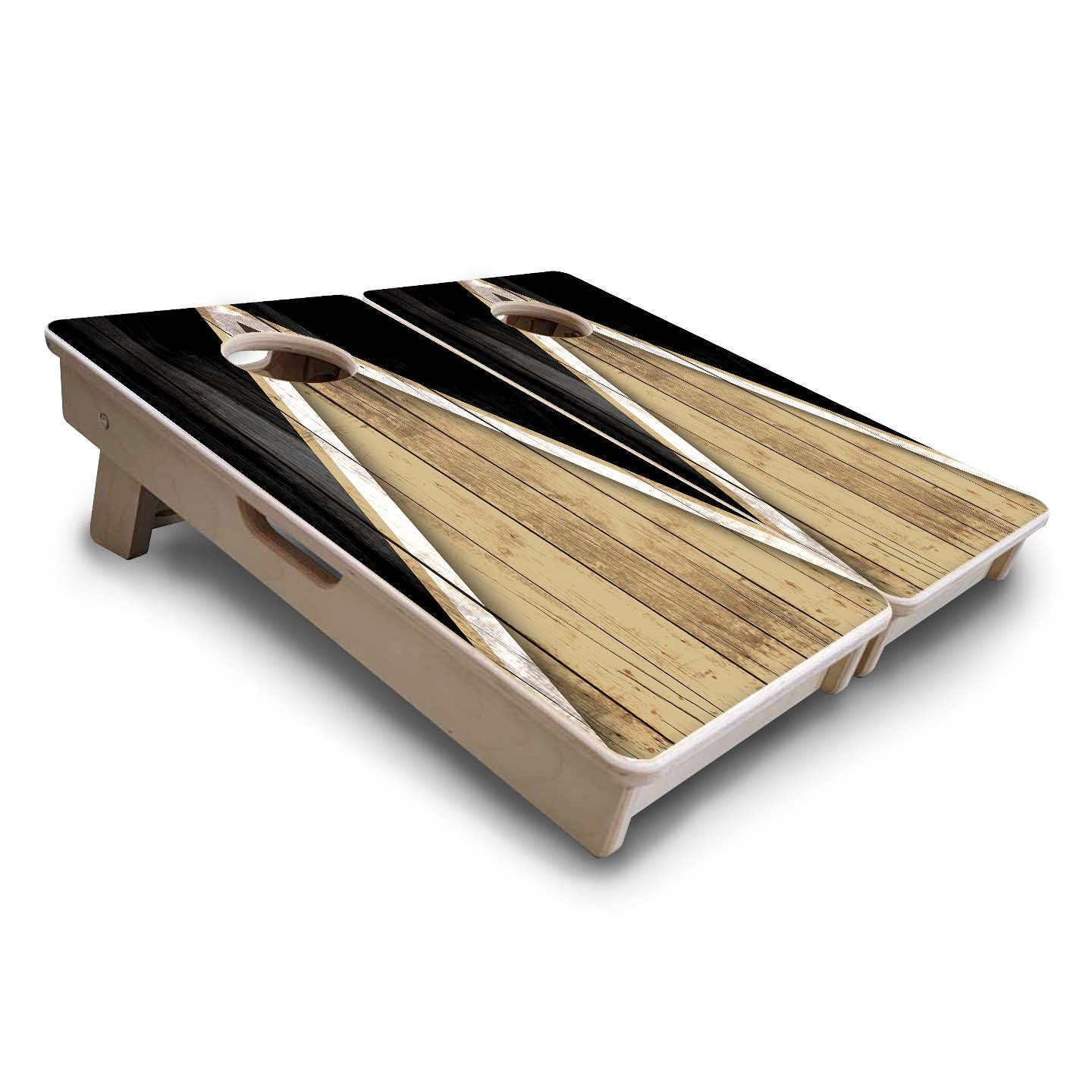 Team Color Triangle - Mini or Vacation Size Cornhole Boards