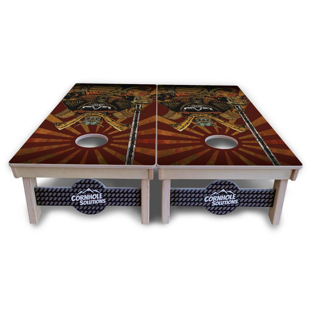Artist Series Cornhole Boards - Professional Tournament Series - Samurai