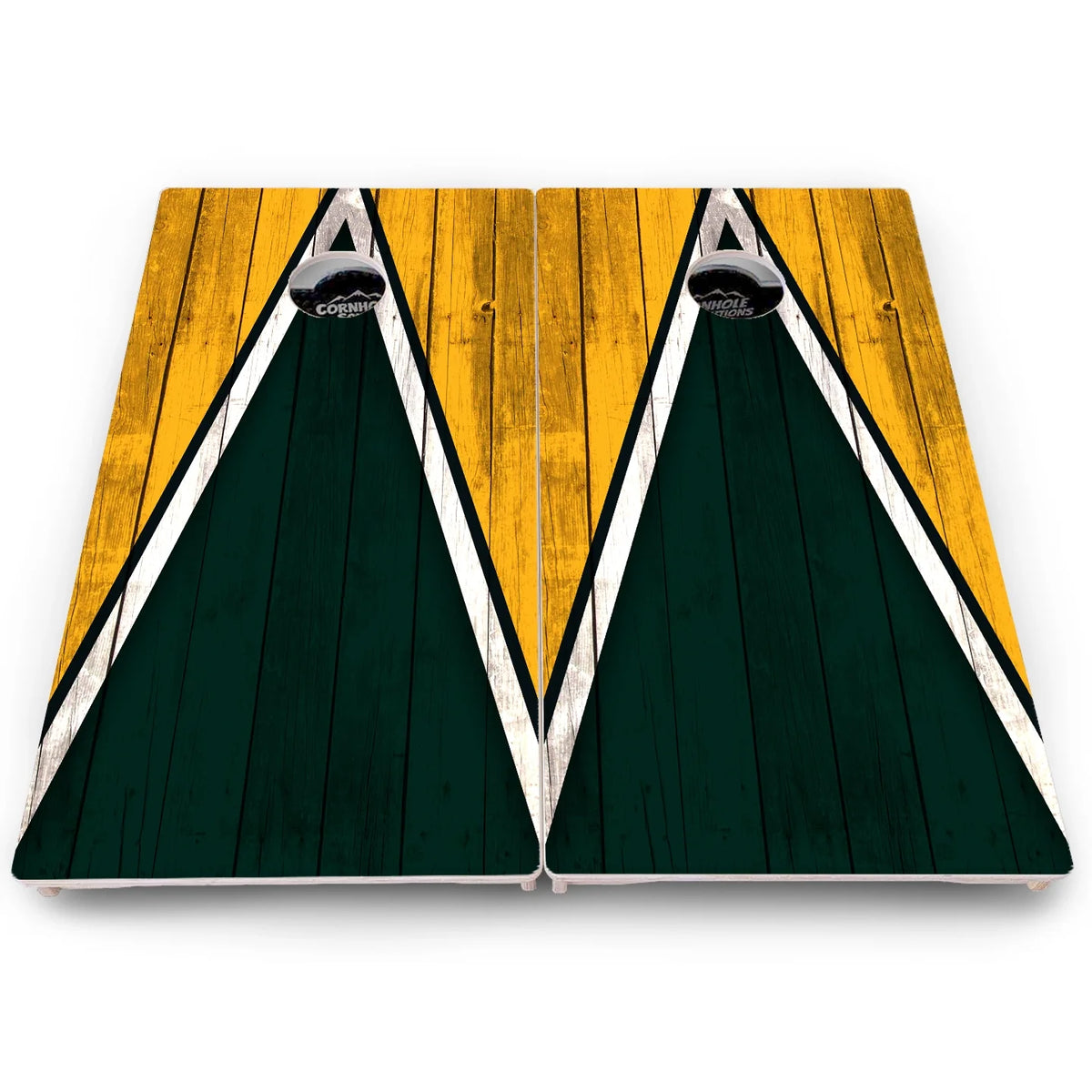 Team Color Triangle Cornhole Boards - Pro Solution Lite Series