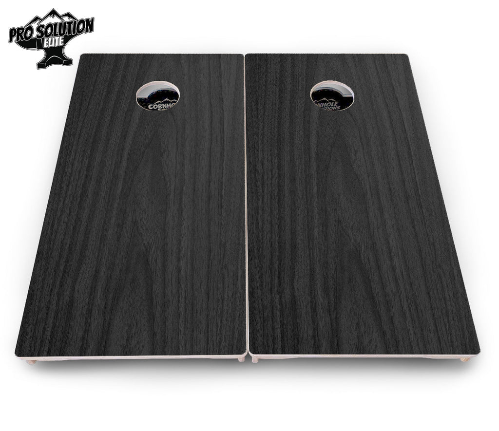 Dark Grey Wood Cornhole Boards - Pro Solution Elite Series