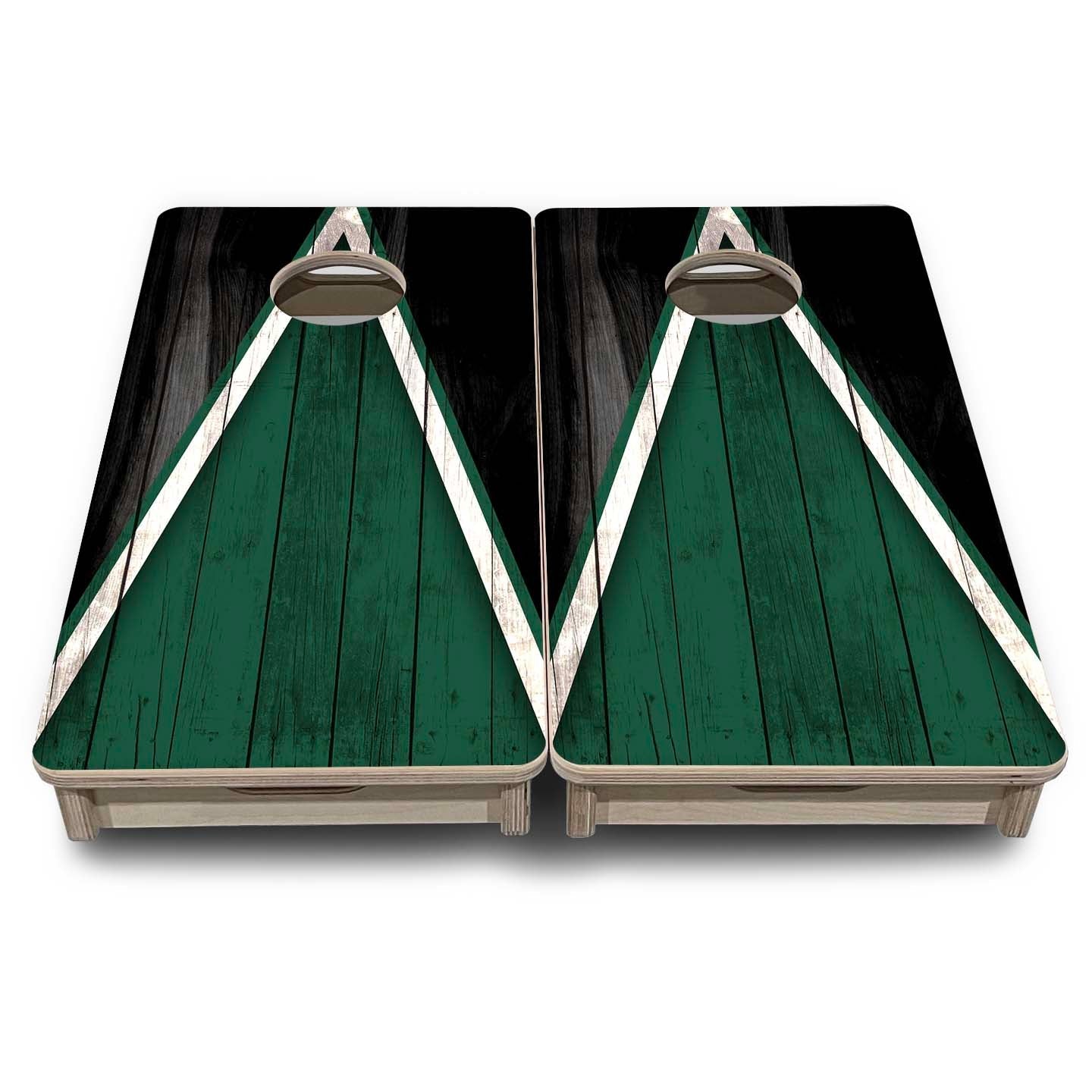 Team Color Triangle - Mini or Vacation Size Cornhole Boards