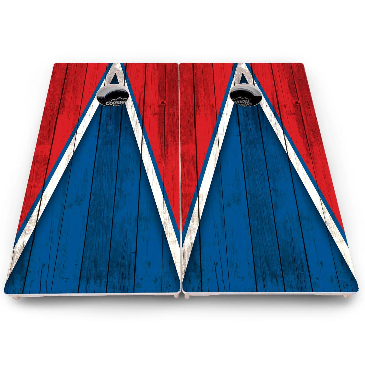 Team Color Triangle Cornhole Boards - Pro Solution Lite Series