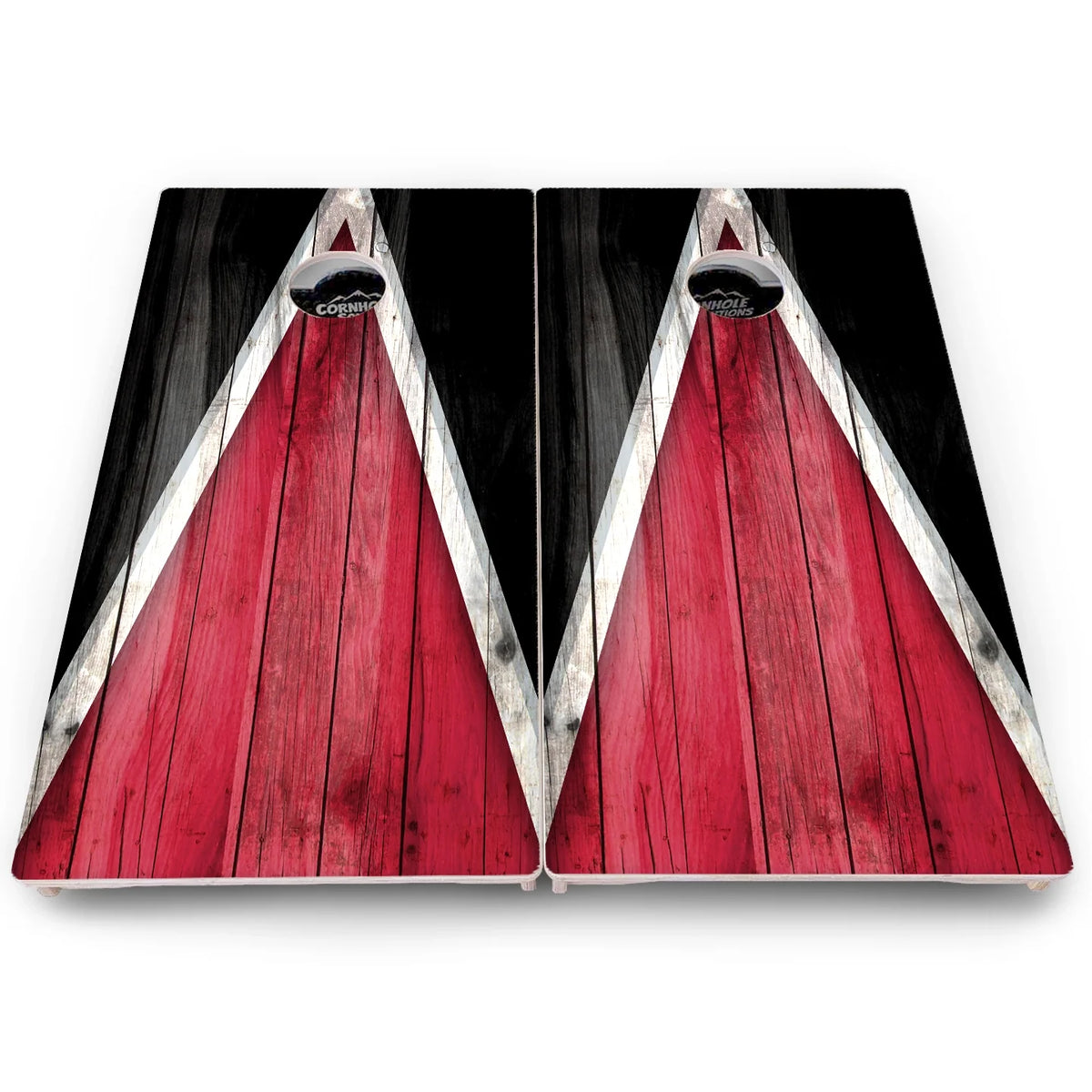 Team Color Triangle Cornhole Boards - Pro Solution Lite Series