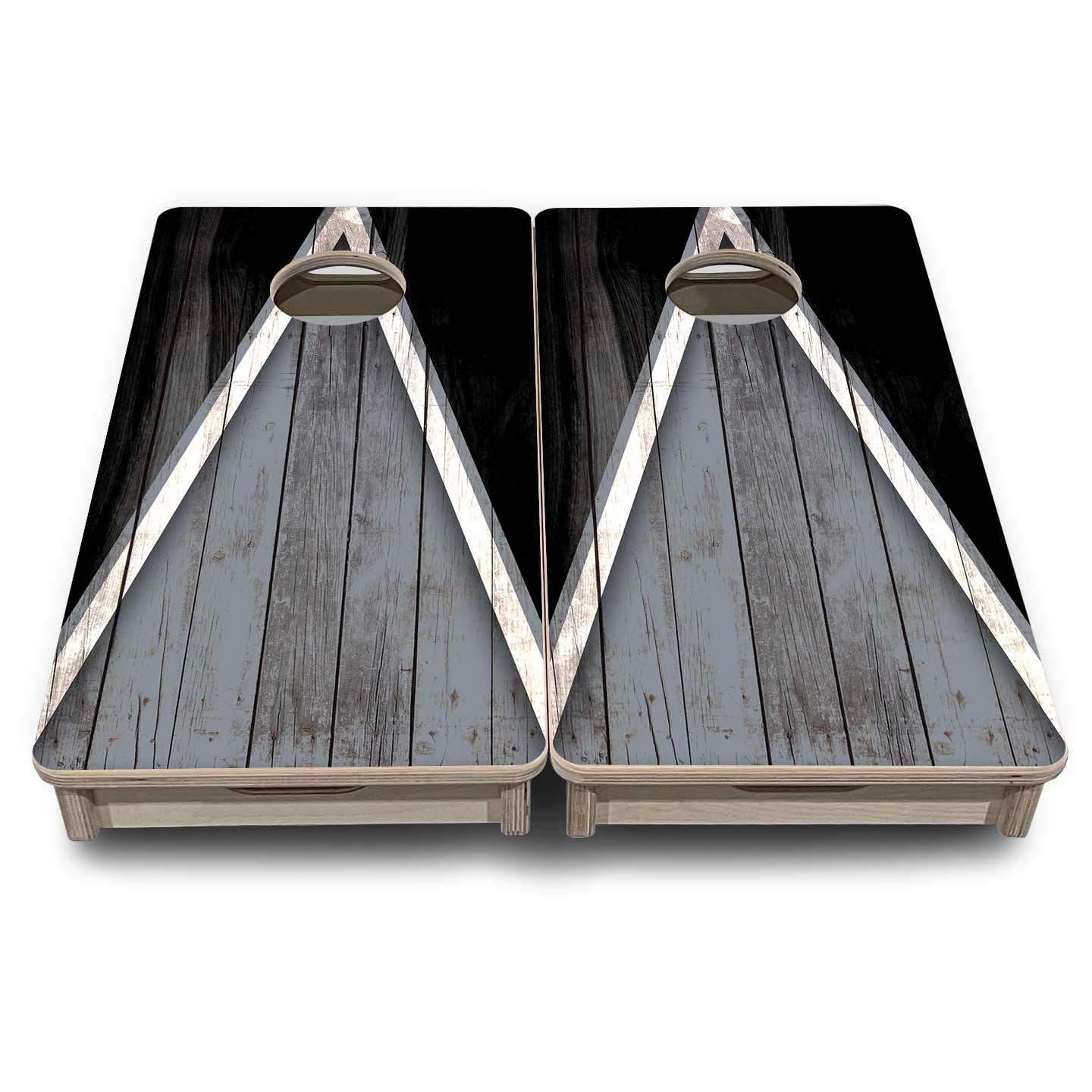 Team Color Triangle - Mini or Vacation Size Cornhole Boards