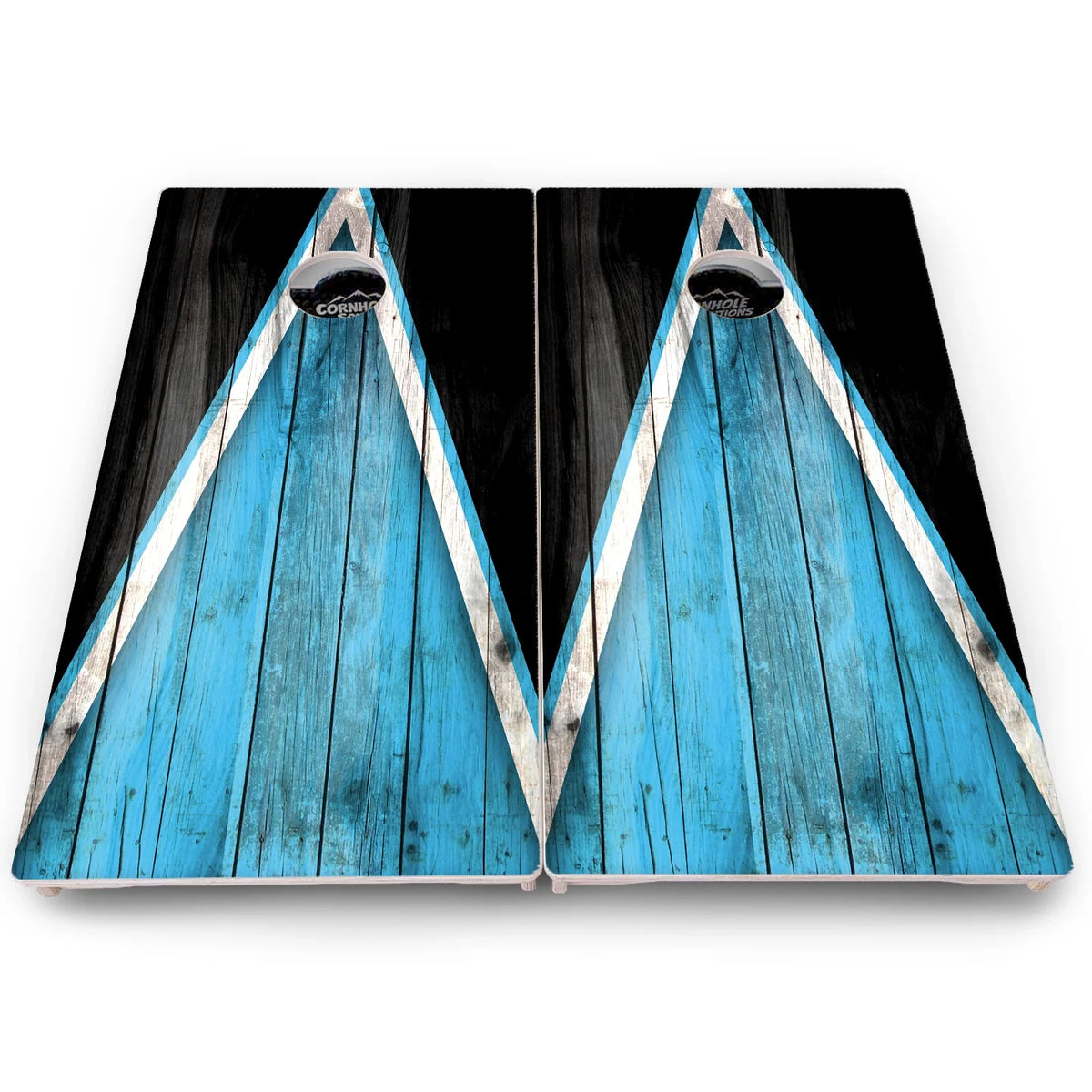 Team Color Triangle Cornhole Boards - Pro Solution Lite Series