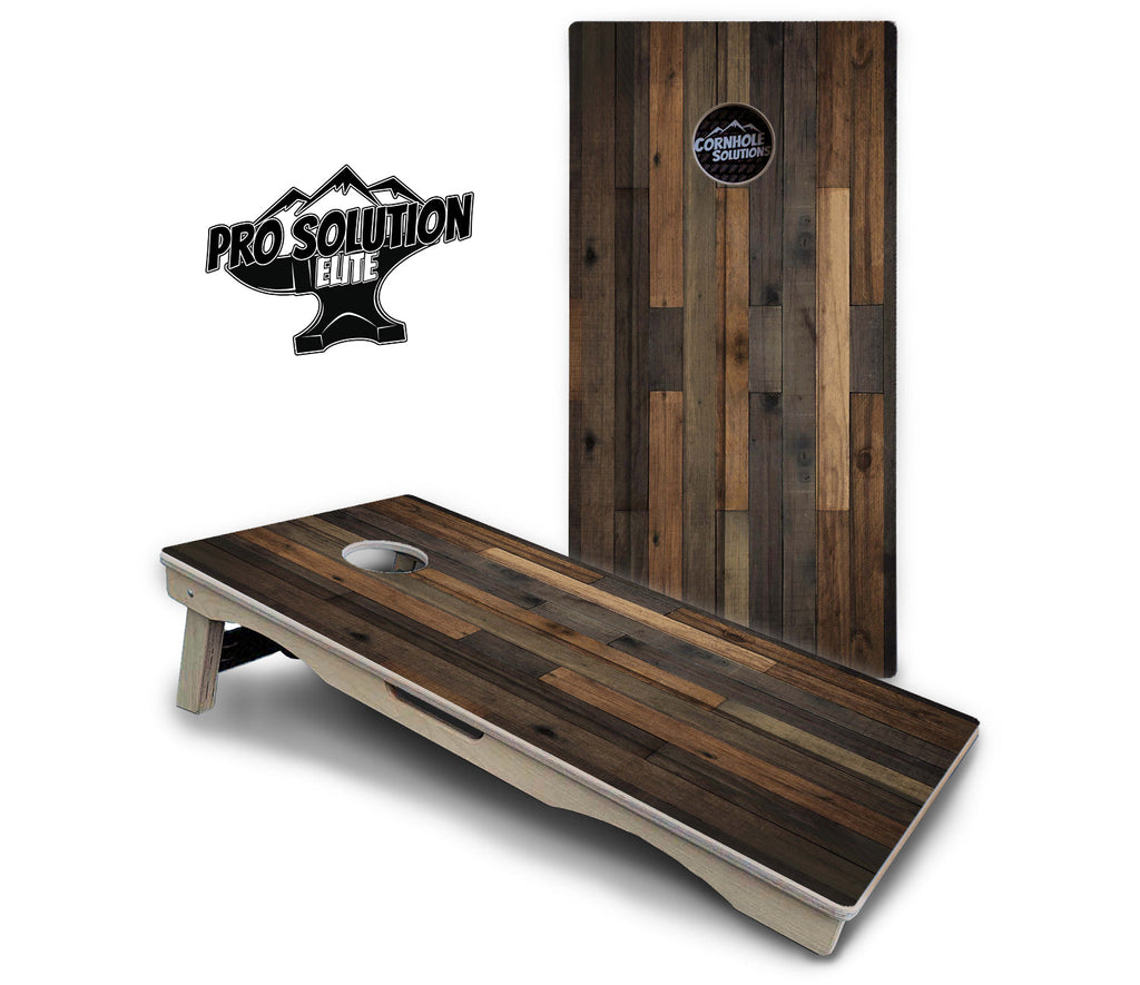 Wood Panels Cornhole Boards - Pro Solution Elite Series