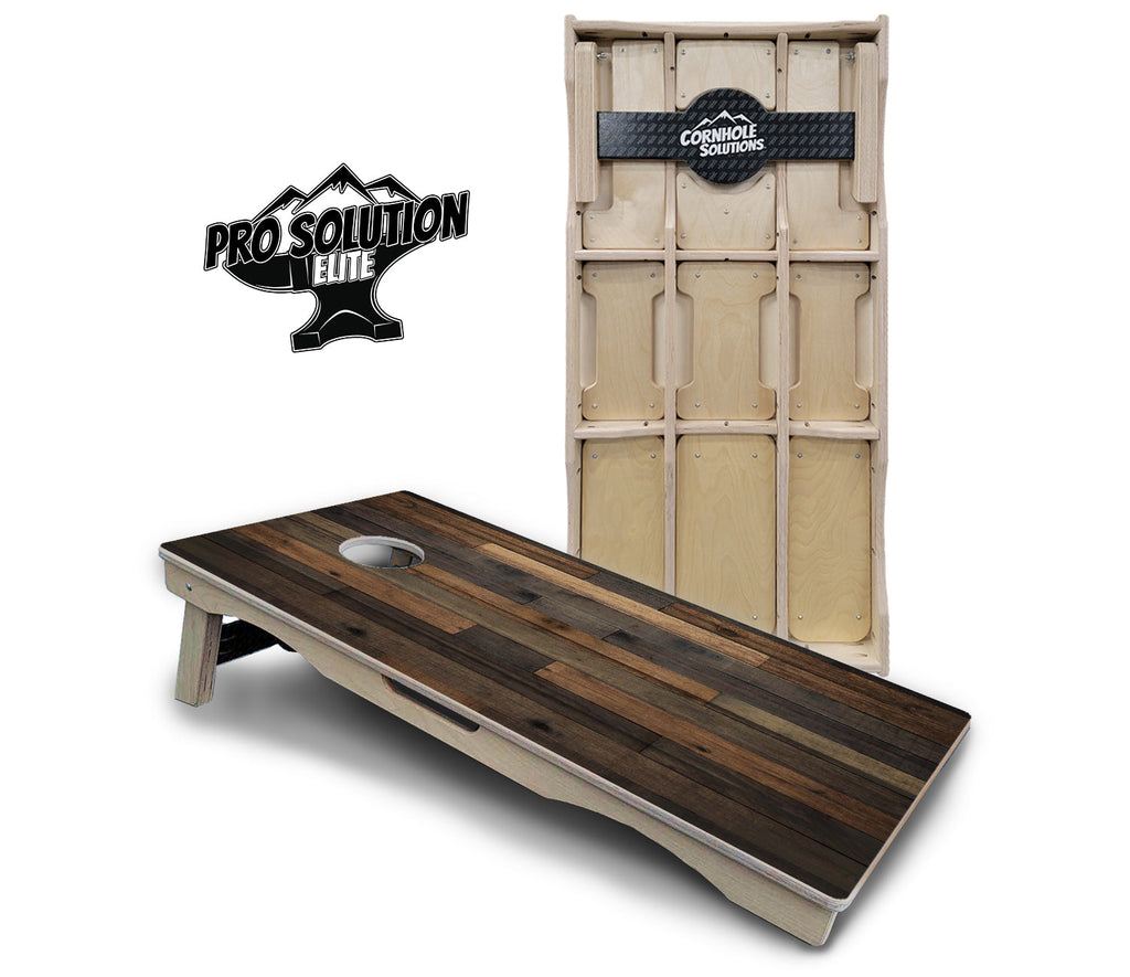 Wood Panels Cornhole Boards - Pro Solution Elite Series