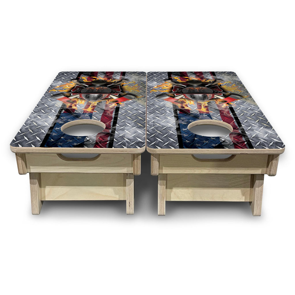 Firefighter - Mini or Vacation Size Cornhole Boards