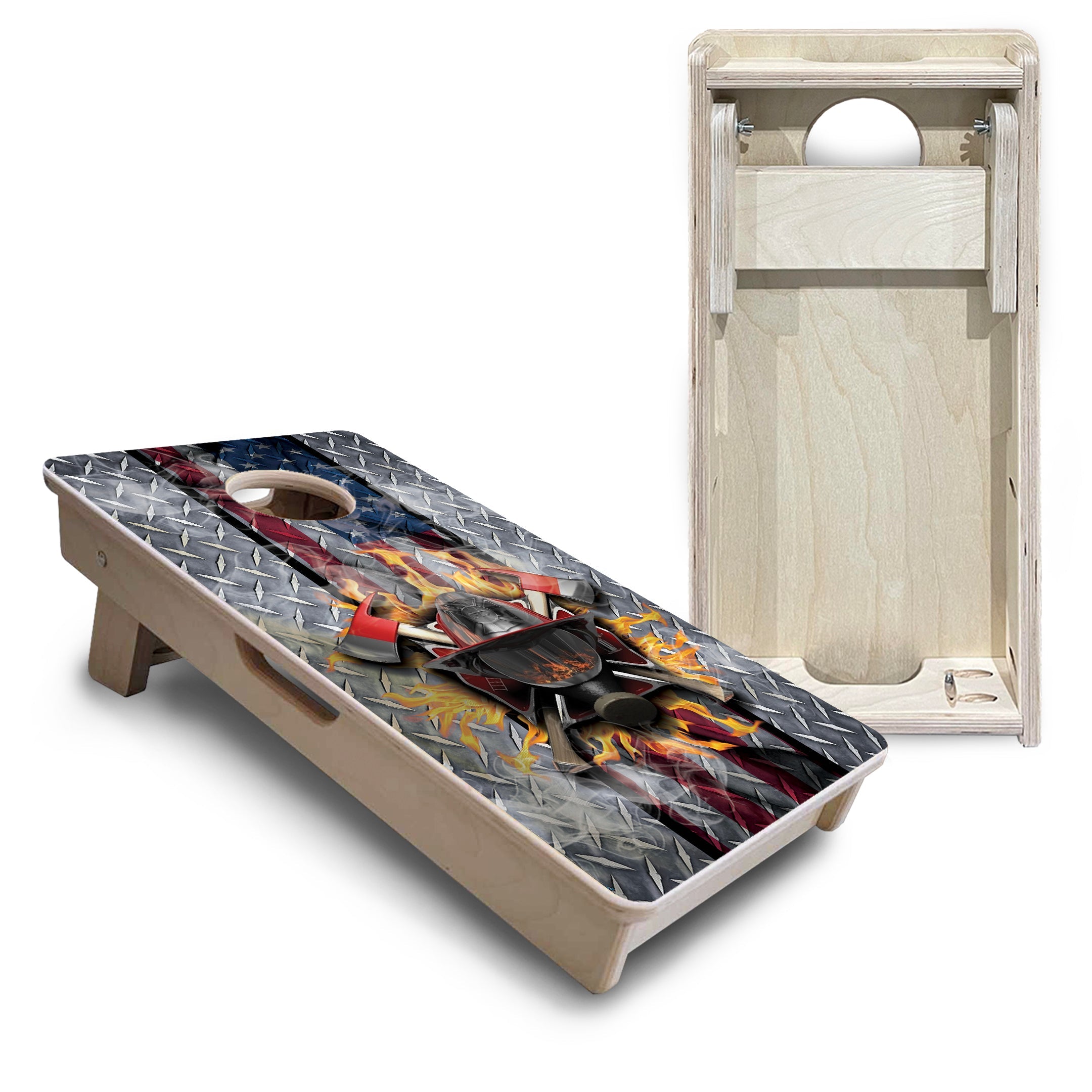 Firefighter - Mini or Vacation Size Cornhole Boards
