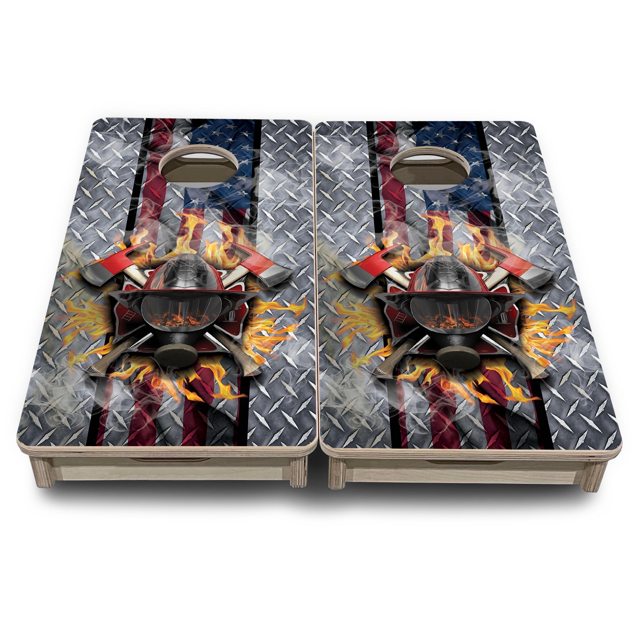 Firefighter - Mini or Vacation Size Cornhole Boards