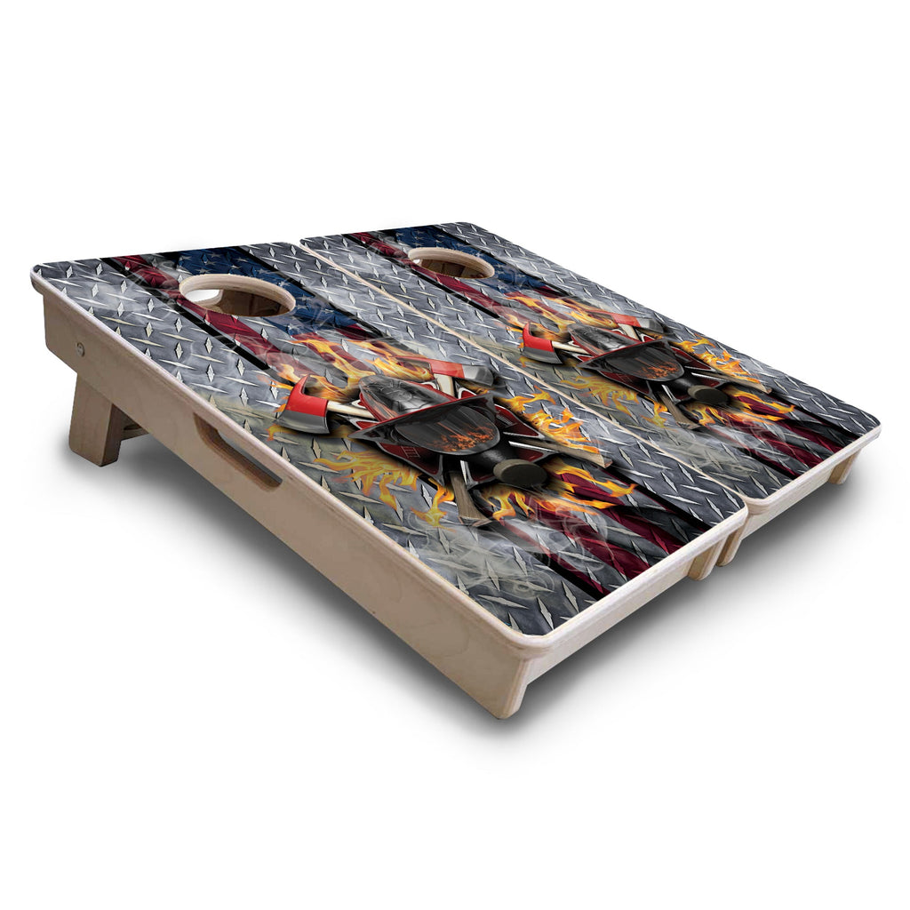 Firefighter - Mini or Vacation Size Cornhole Boards