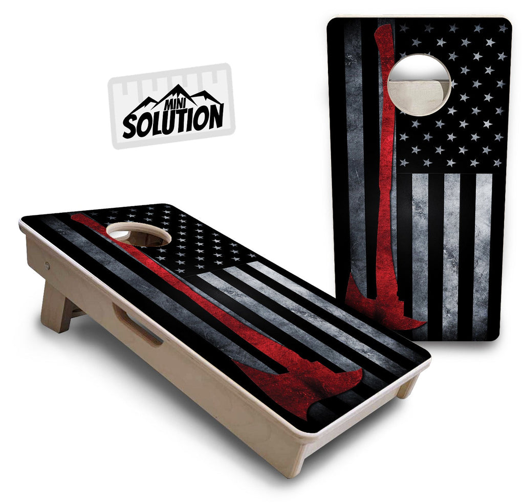 Axe Flag - Mini or Vacation Size Cornhole Boards