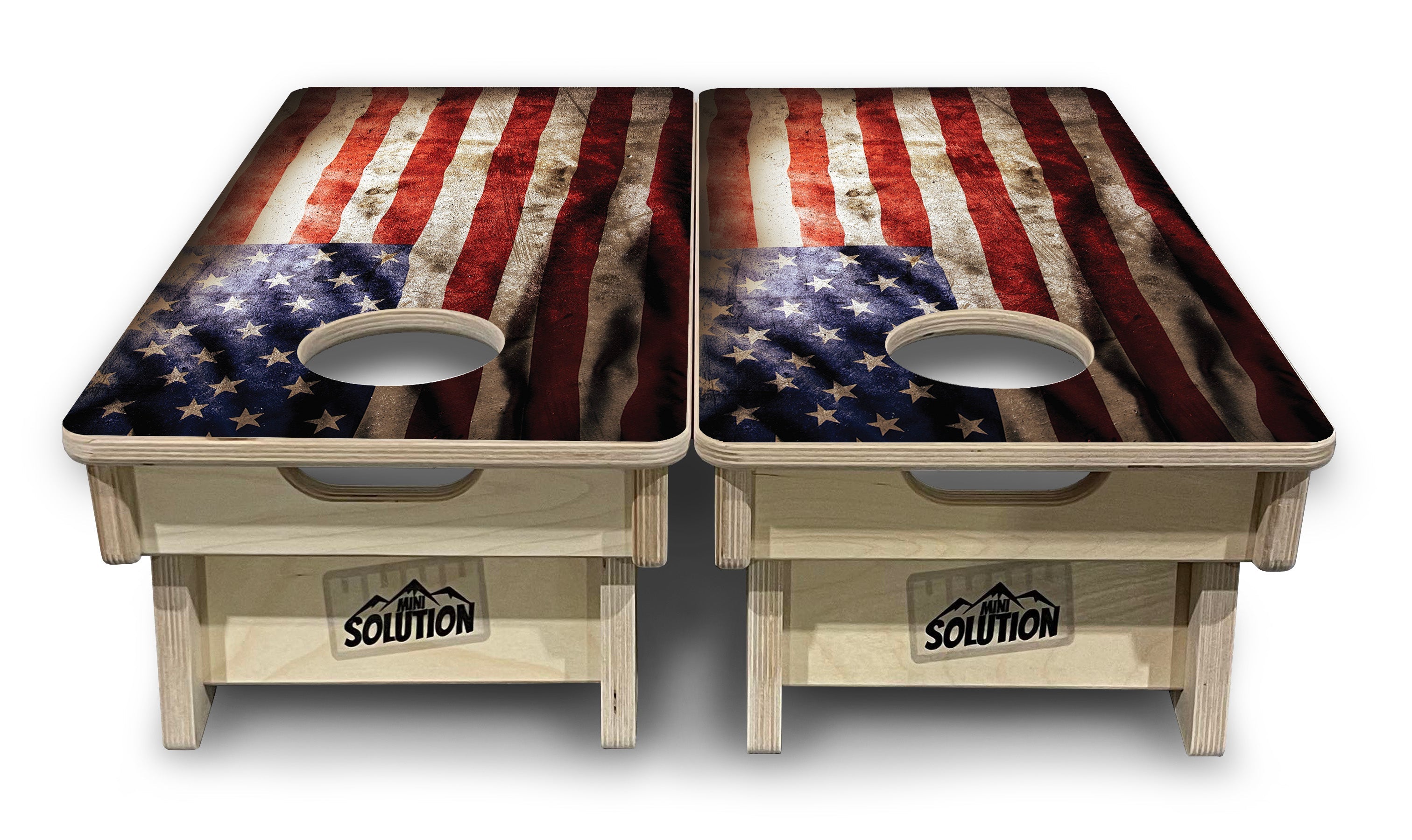 American Flag589 - Mini or Vacation Size Cornhole Boards