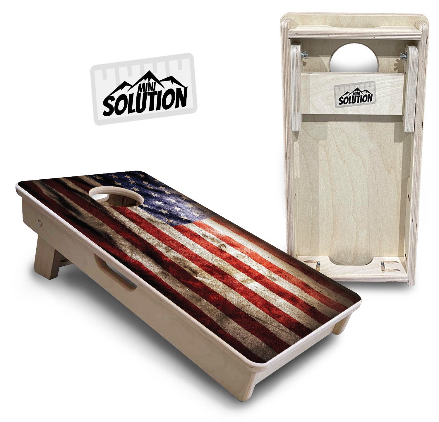 American Flag589 - Mini or Vacation Size Cornhole Boards