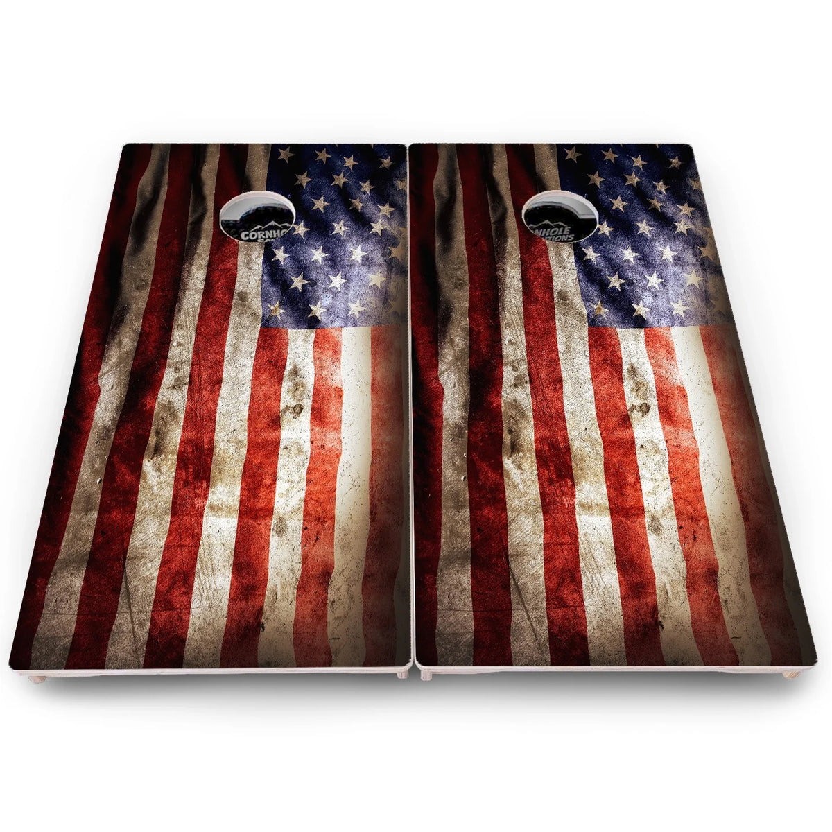USA Wood Flag Color Cornhole Boards - Pro Solution Lite Series