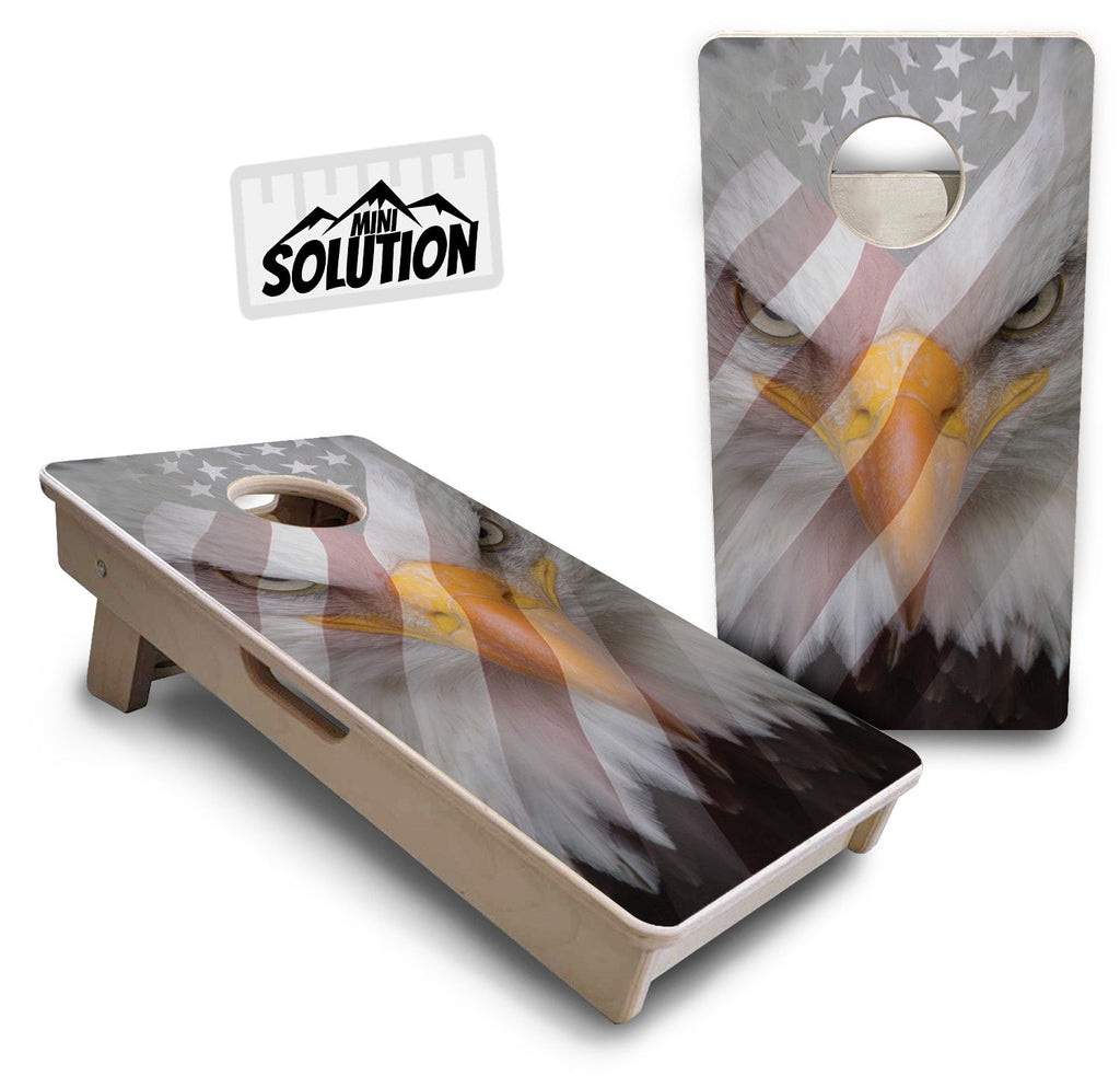 Freedom Eagle - Mini or Vacation Size Cornhole Boards