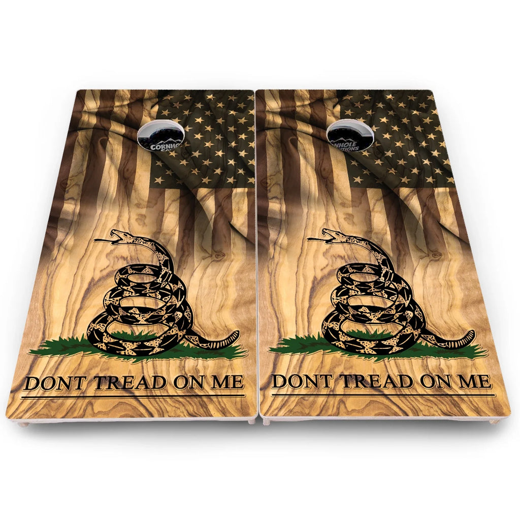 DTOM Yellow Triangle Cornhole Boards - Pro Solution Lite Series
