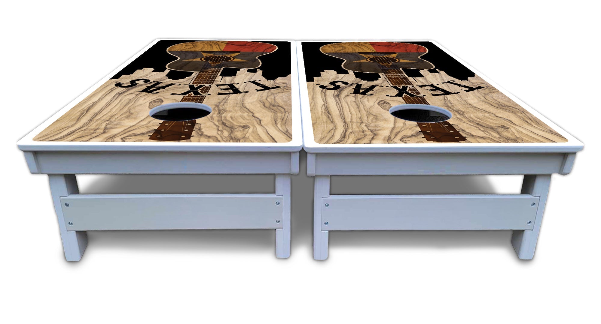Texas Guitar Cornhole Boards - All Weather Series