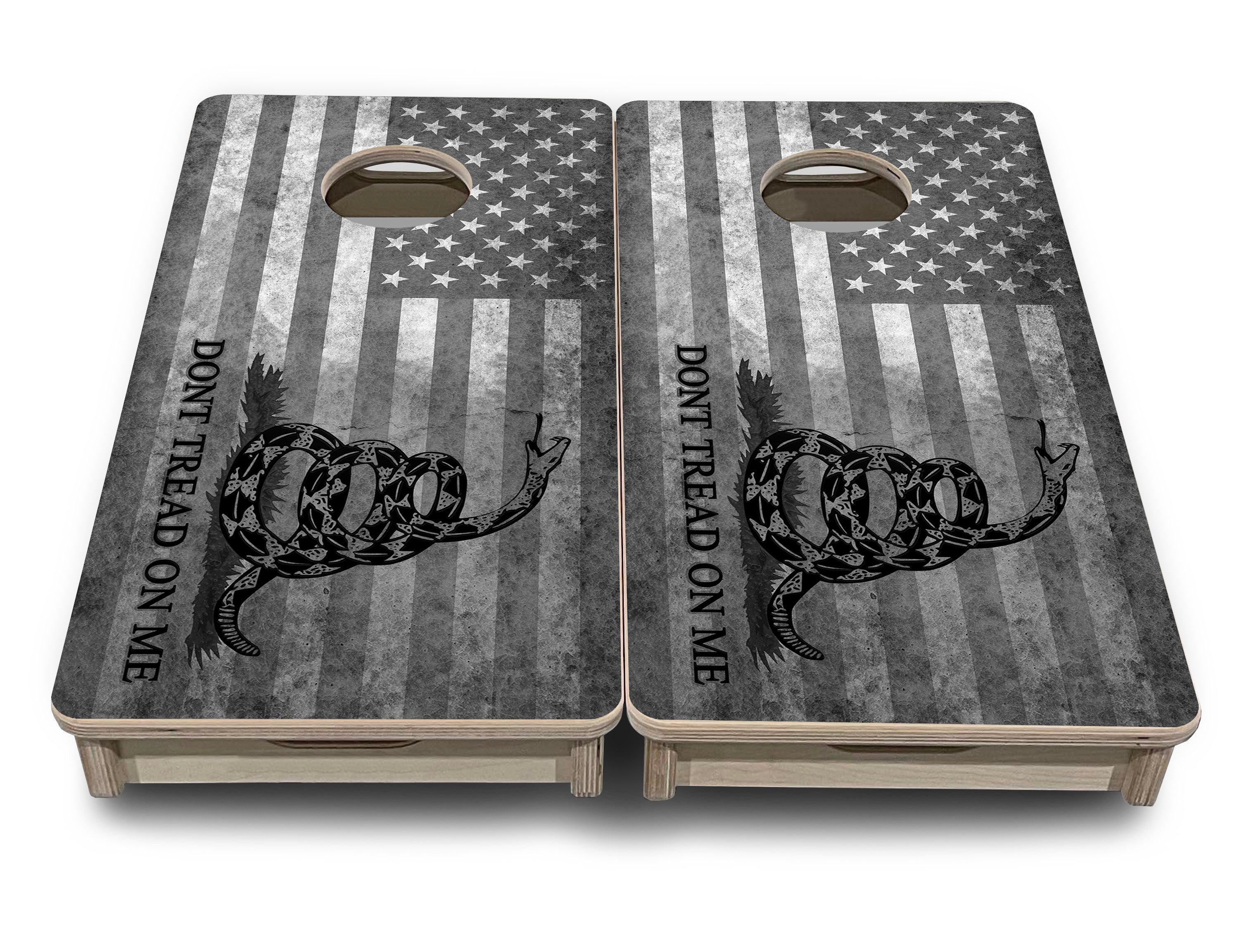 DTOM BW Flag - Mini or Vacation Size Cornhole Boards