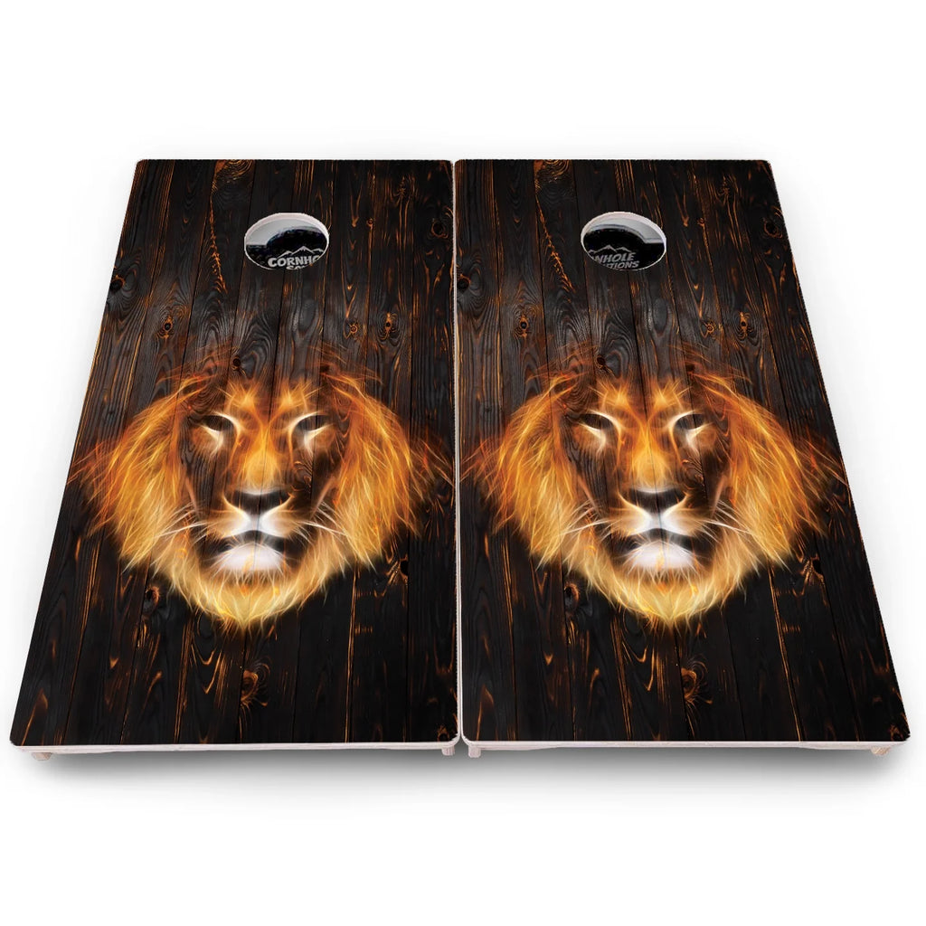 Wolf Howling Cornhole Boards - Pro Solution Lite Series