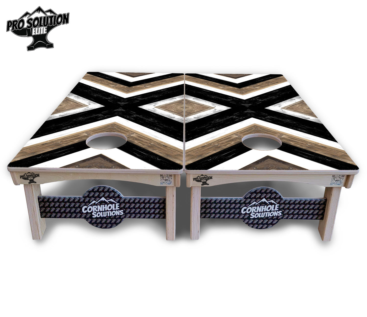X Pattern Cornhole Boards - Pro Solution Elite Series