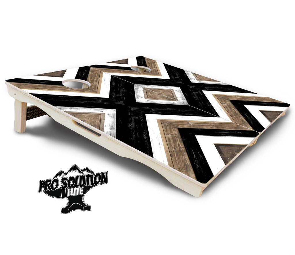 X Pattern Cornhole Boards - Pro Solution Elite Series