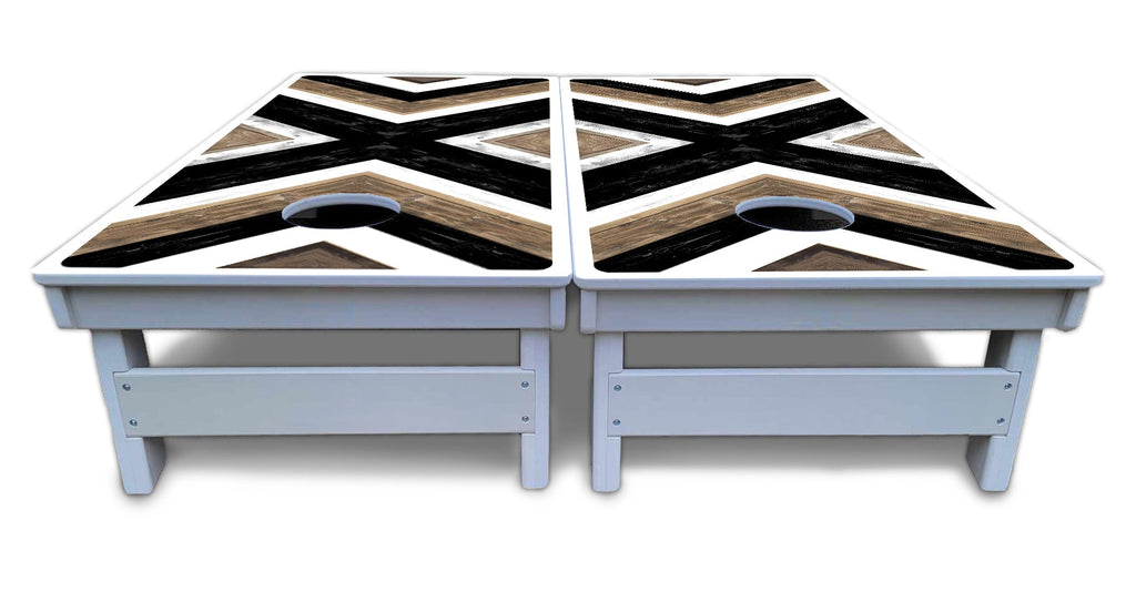 X Pattern Cornhole Boards - All Weather Series