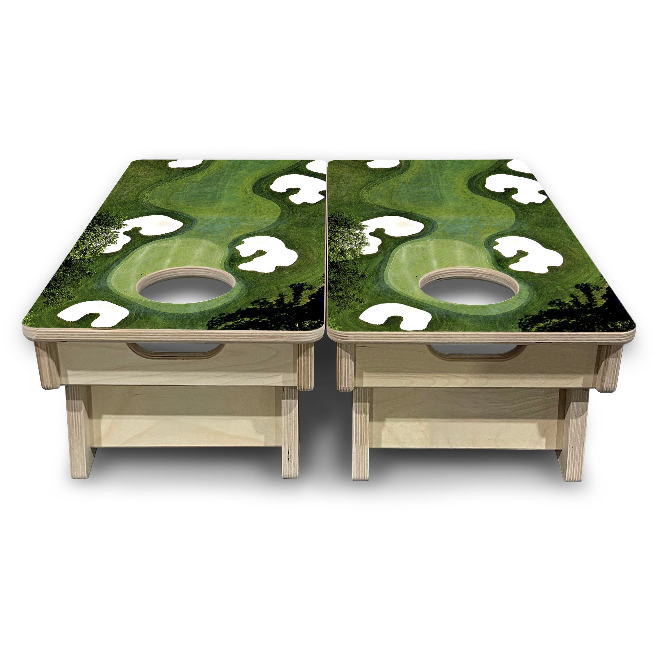 Golf Course - Mini or Vacation Size Cornhole Boards