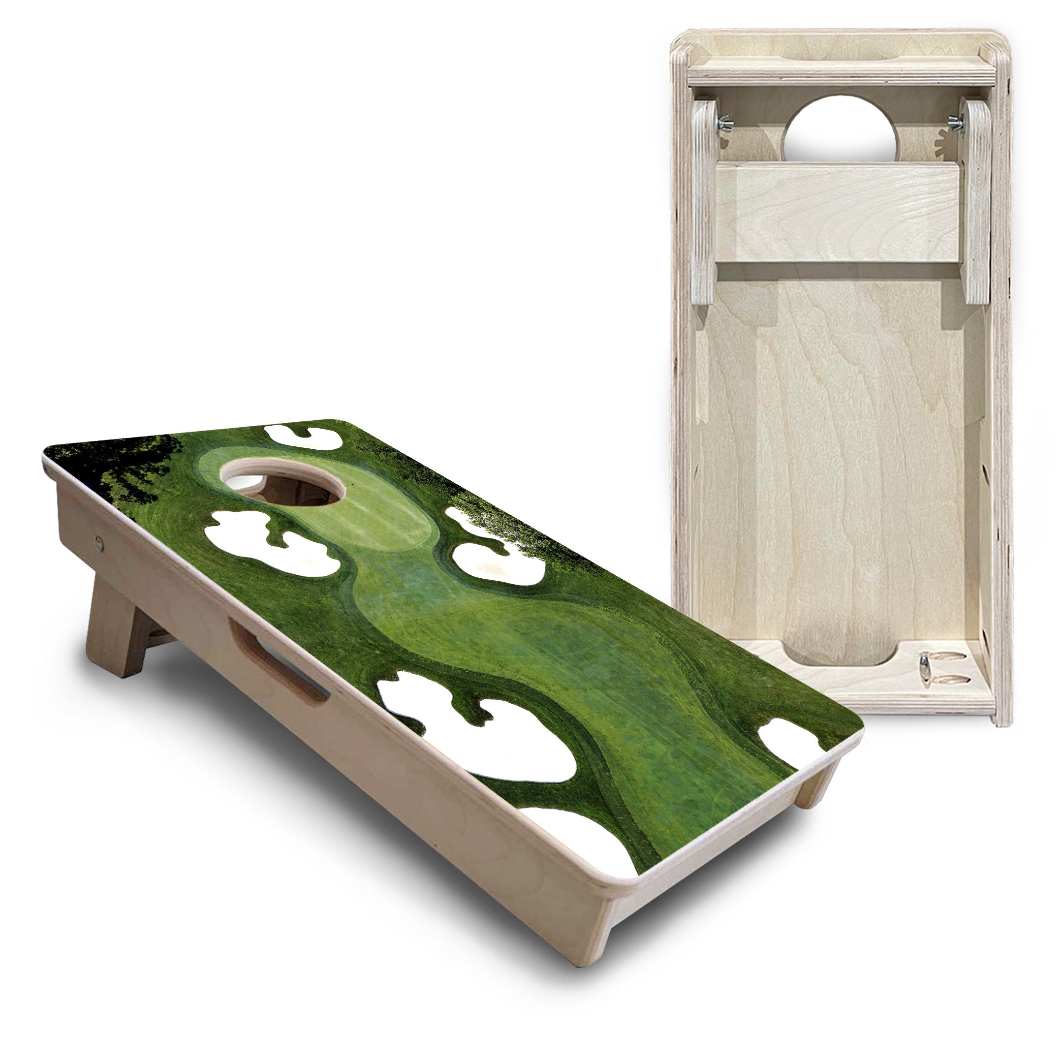Golf Course - Mini or Vacation Size Cornhole Boards