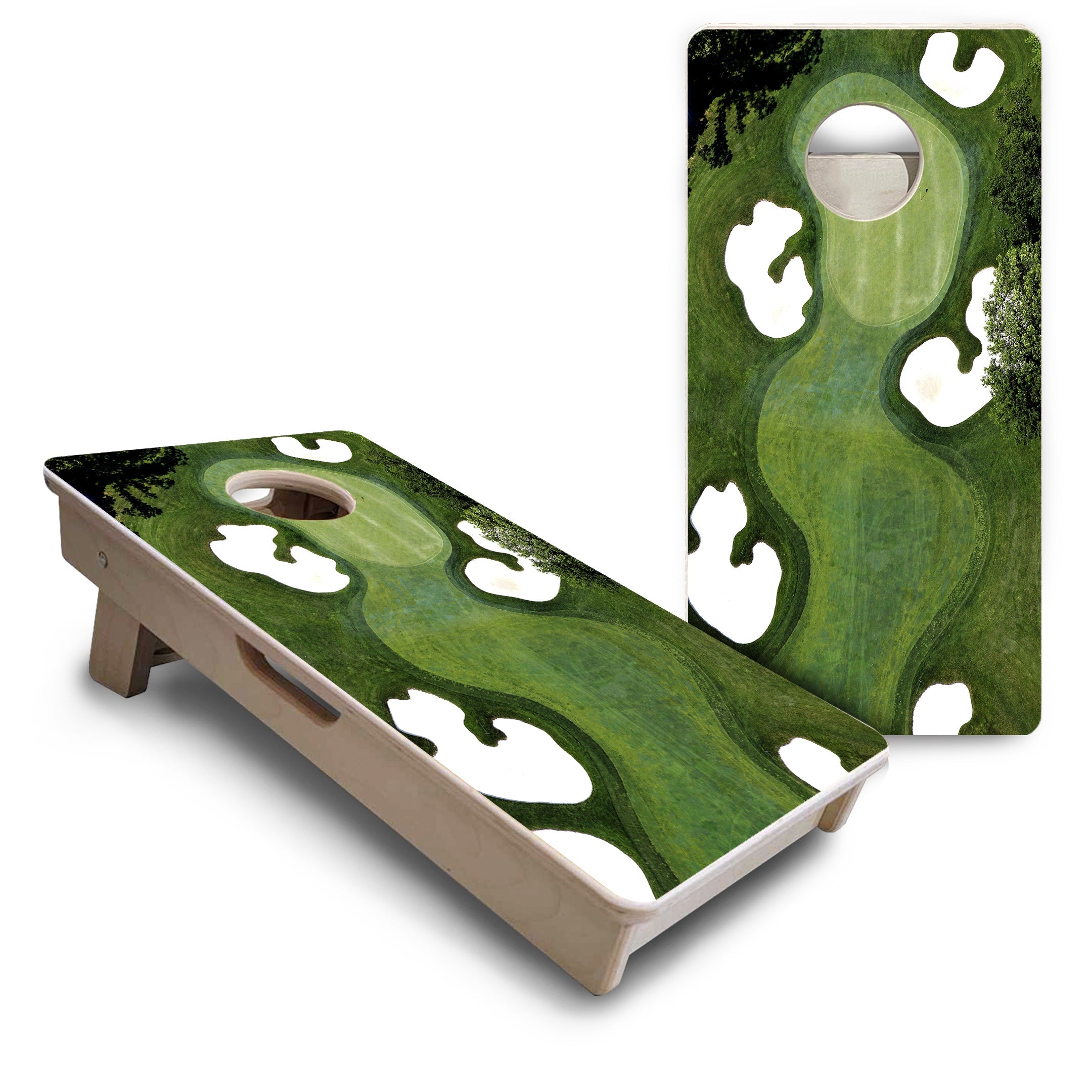 Golf Course - Mini or Vacation Size Cornhole Boards