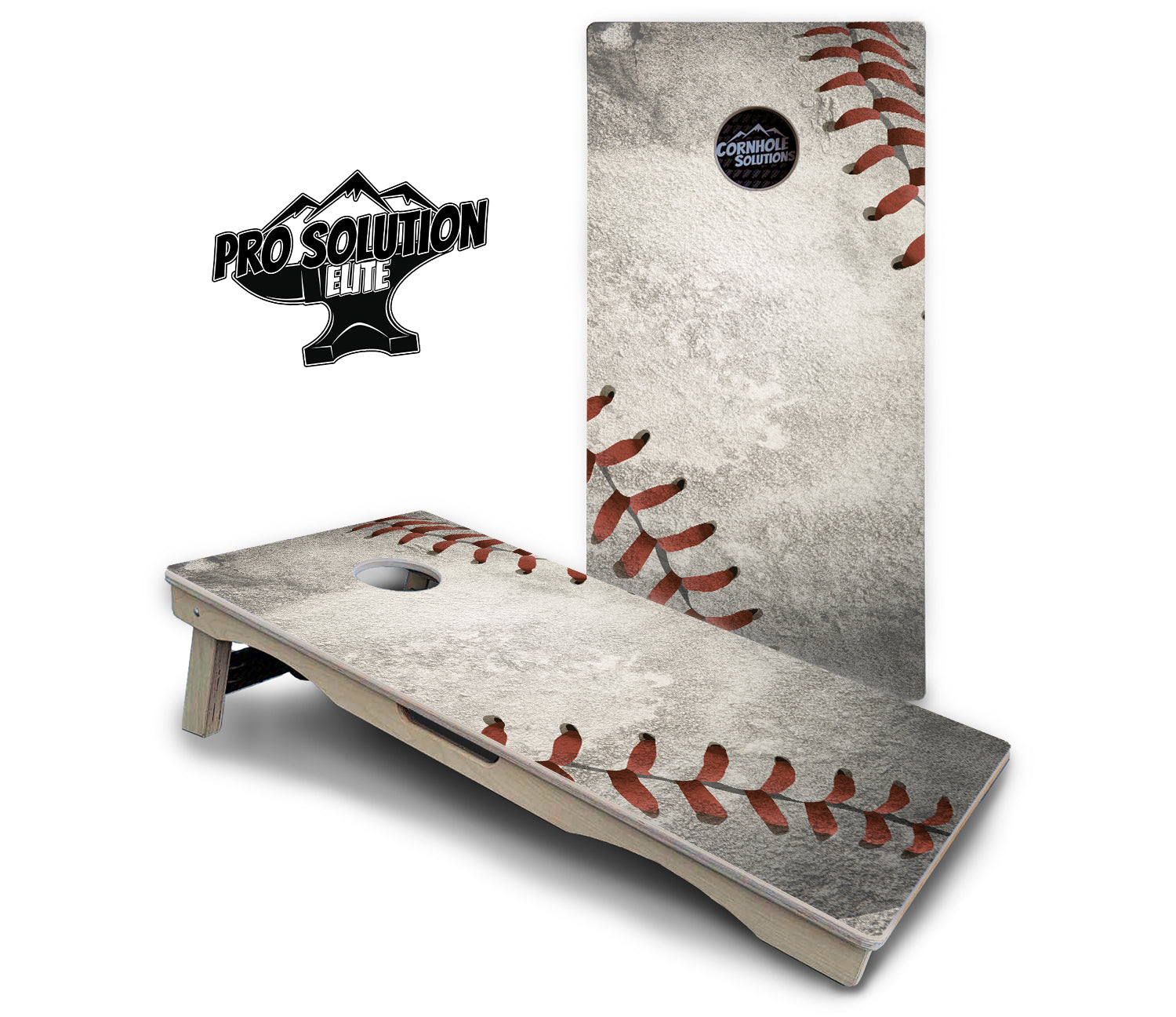 Worn Baseball & Glove Cornhole Boards - Pro Solution Elite Series