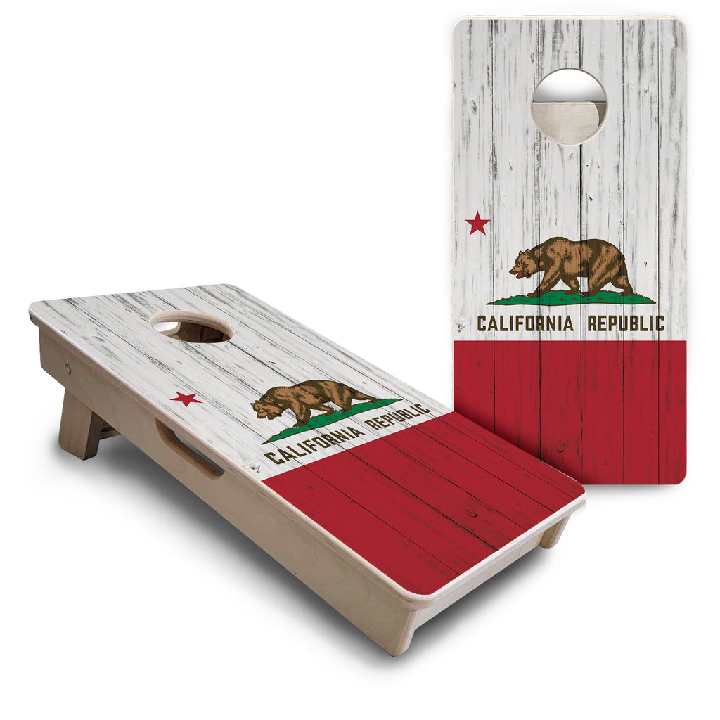 California Flag - Mini or Vacation Size Cornhole Boards