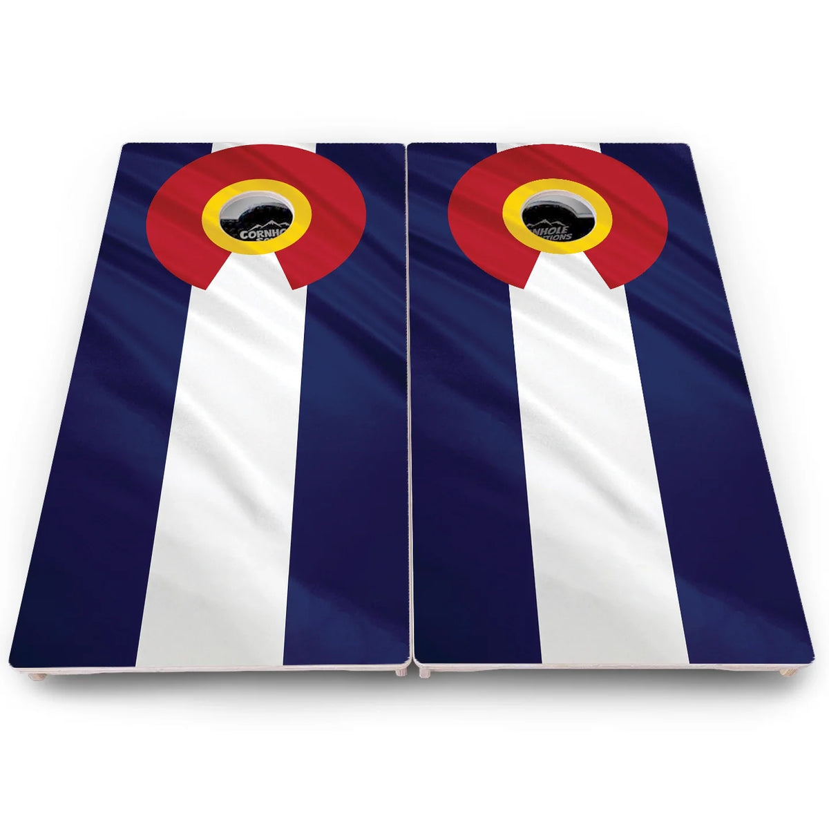 Colorado Wood Skyline Cornhole Boards - Pro Solution Lite Series