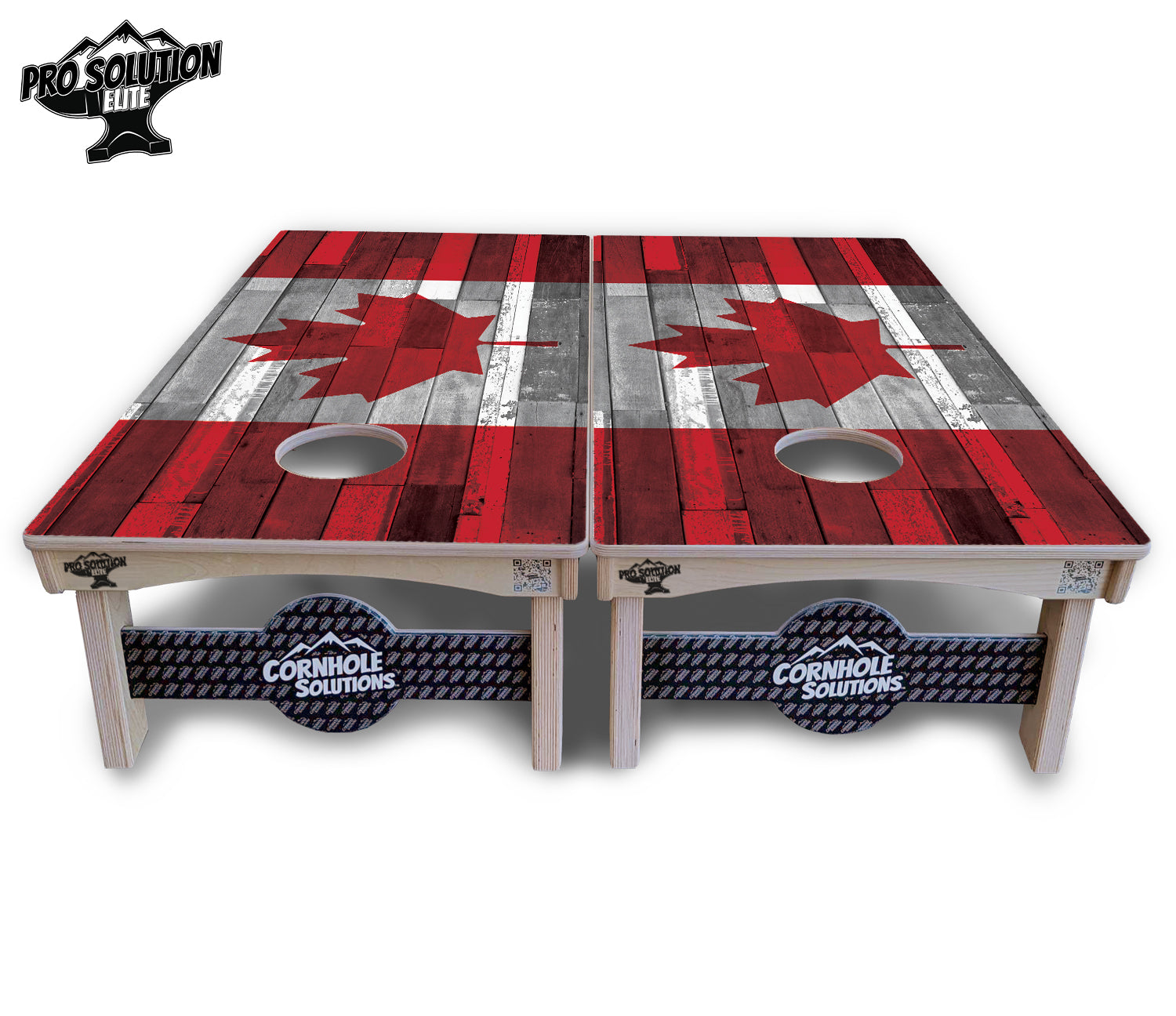 USA / Canada / Union Jack Plank Flag Cornhole Boards - Pro Solution Elite Series