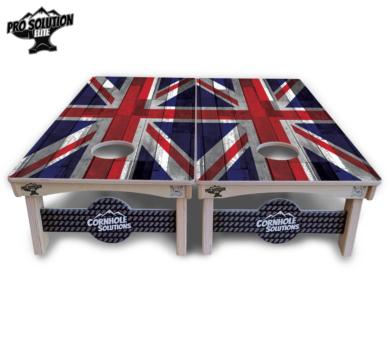 USA / Canada / Union Jack Plank Flag Cornhole Boards - Pro Solution Elite Series