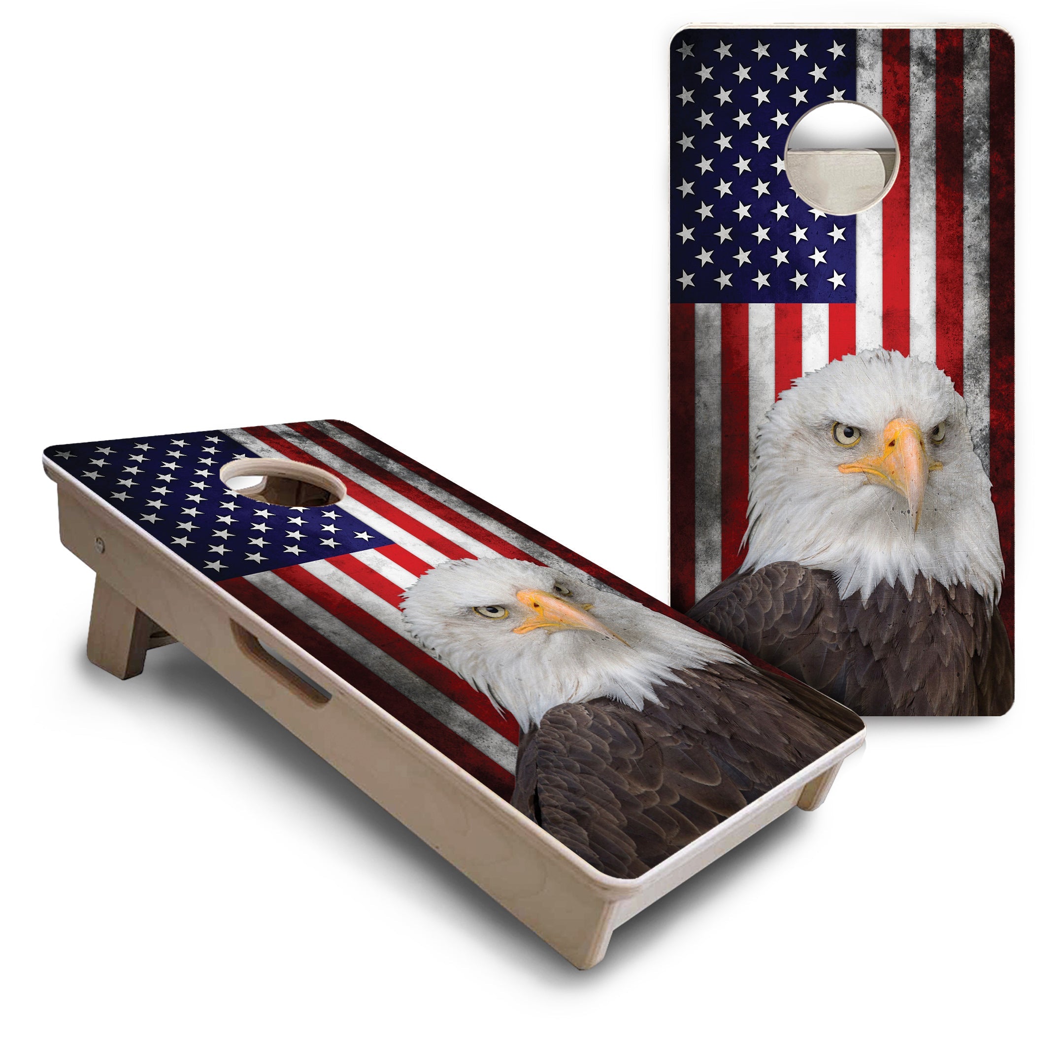 Eagle USA Flag - Mini or Vacation Size Cornhole Boards