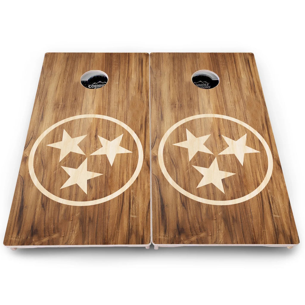 TN/USA Orange Flag Cornhole Boards - Pro Solution Lite Series