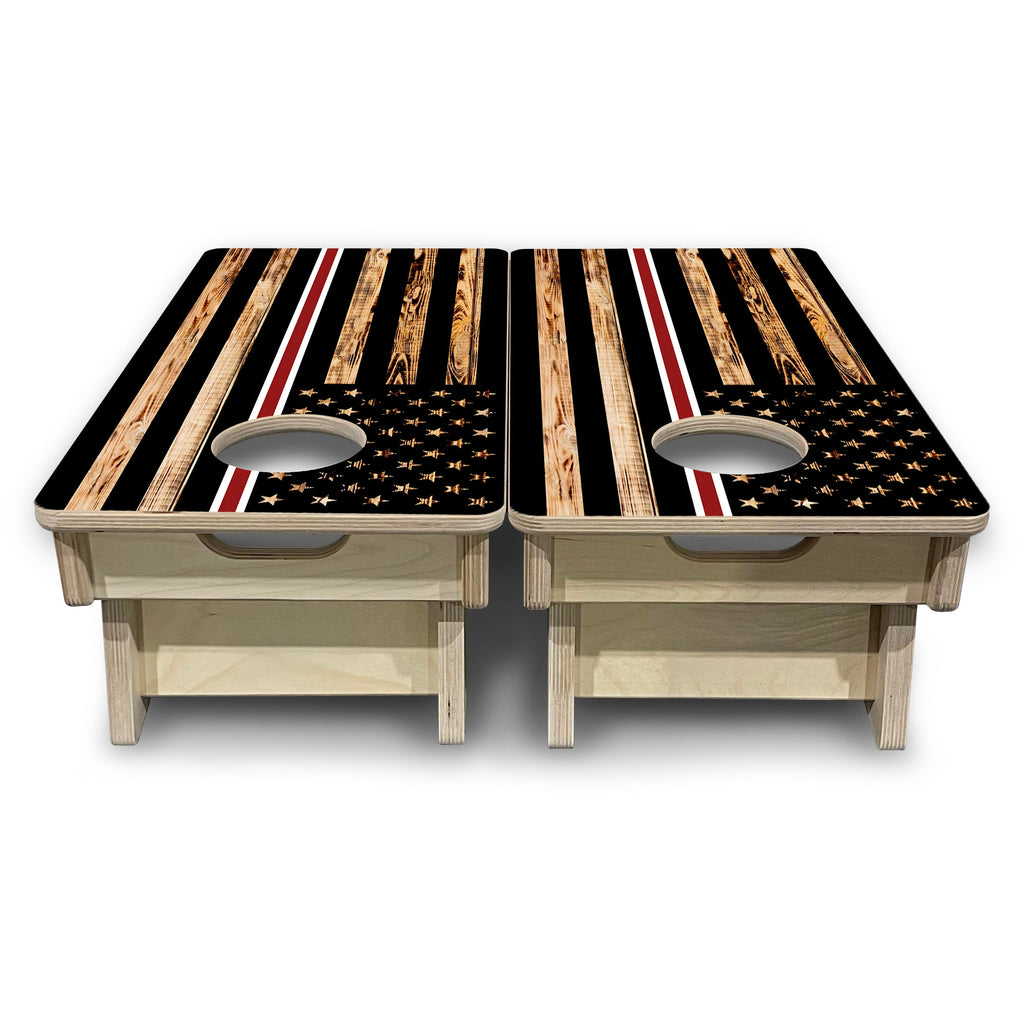 Nurse Thin Line Flag - Mini or Vacation Size Cornhole Boards