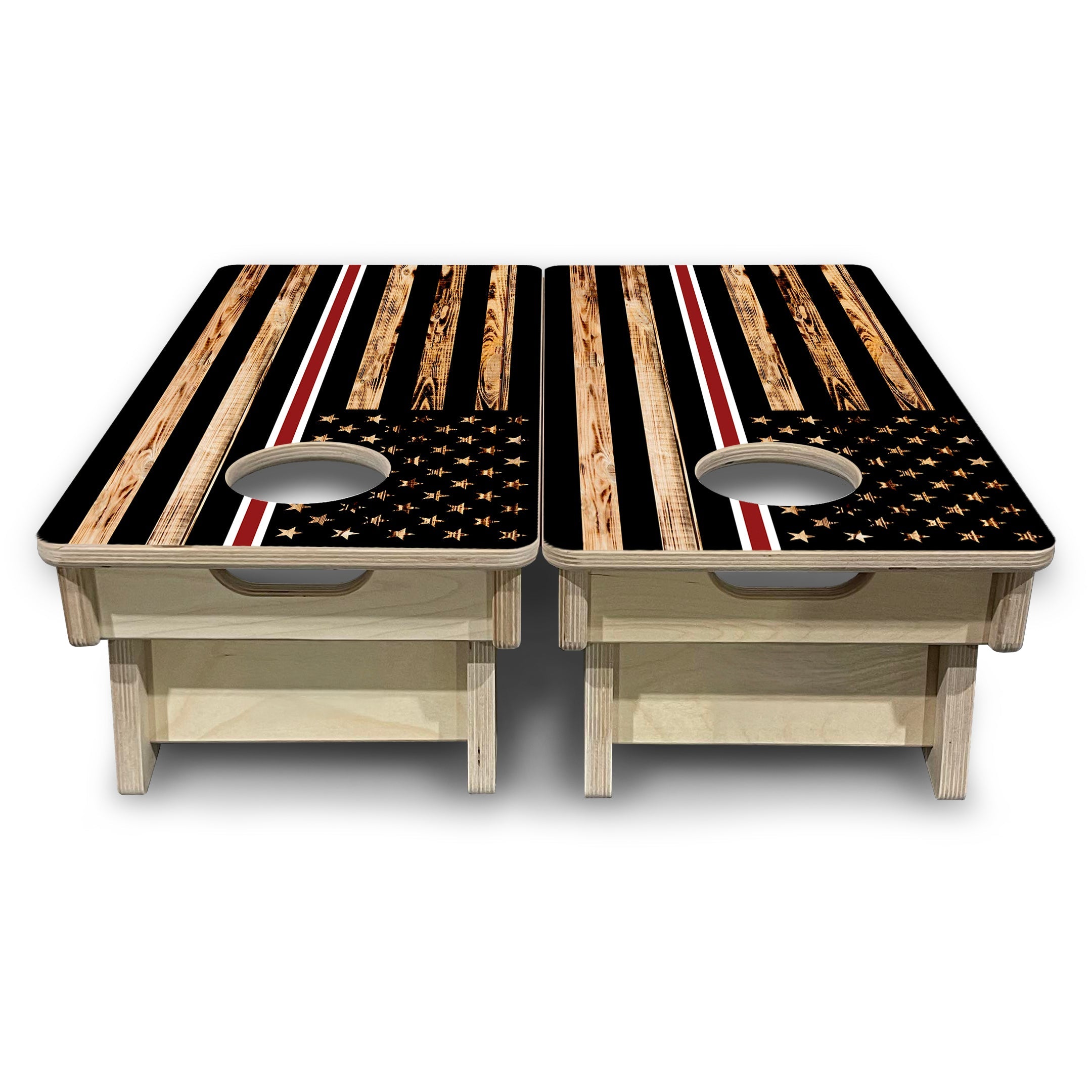Nurse Thin Line Flag - Mini or Vacation Size Cornhole Boards