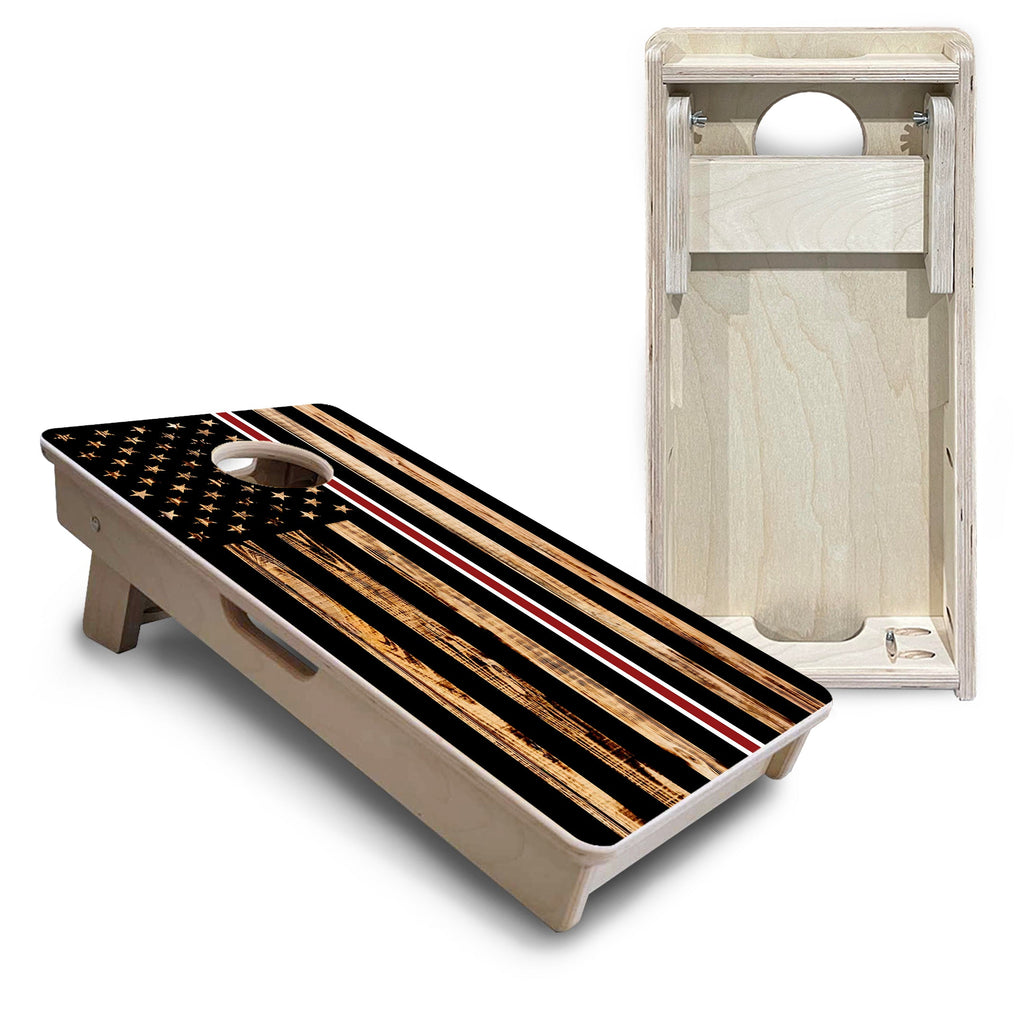 Nurse Thin Line Flag - Mini or Vacation Size Cornhole Boards