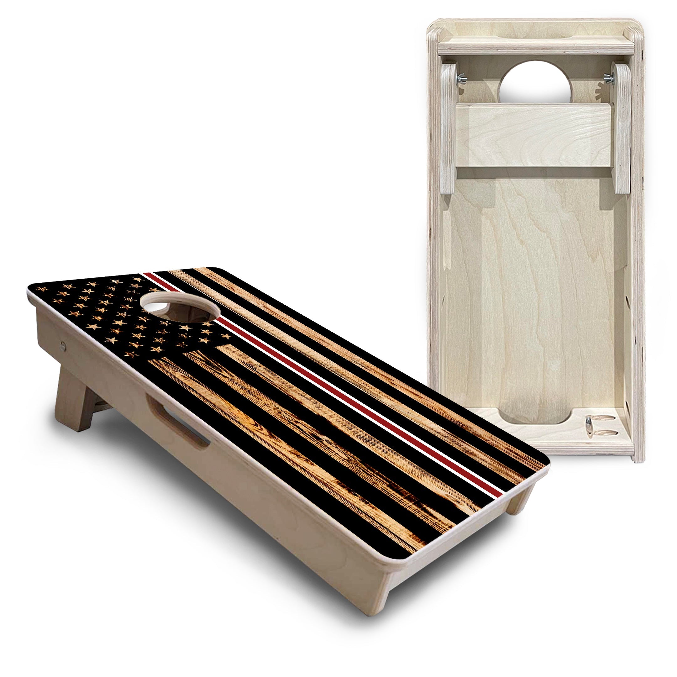 Nurse Thin Line Flag - Mini or Vacation Size Cornhole Boards