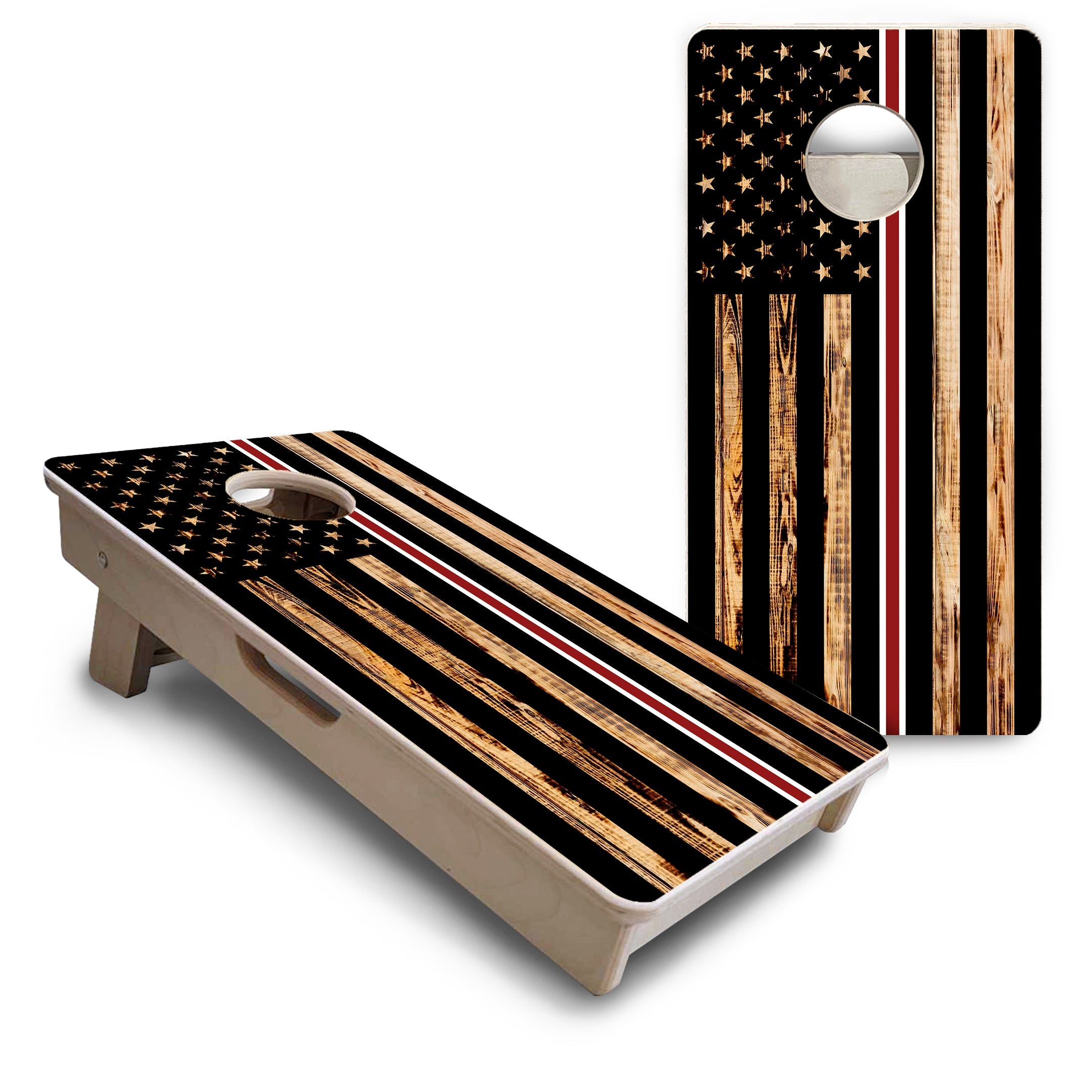 Nurse Thin Line Flag - Mini or Vacation Size Cornhole Boards