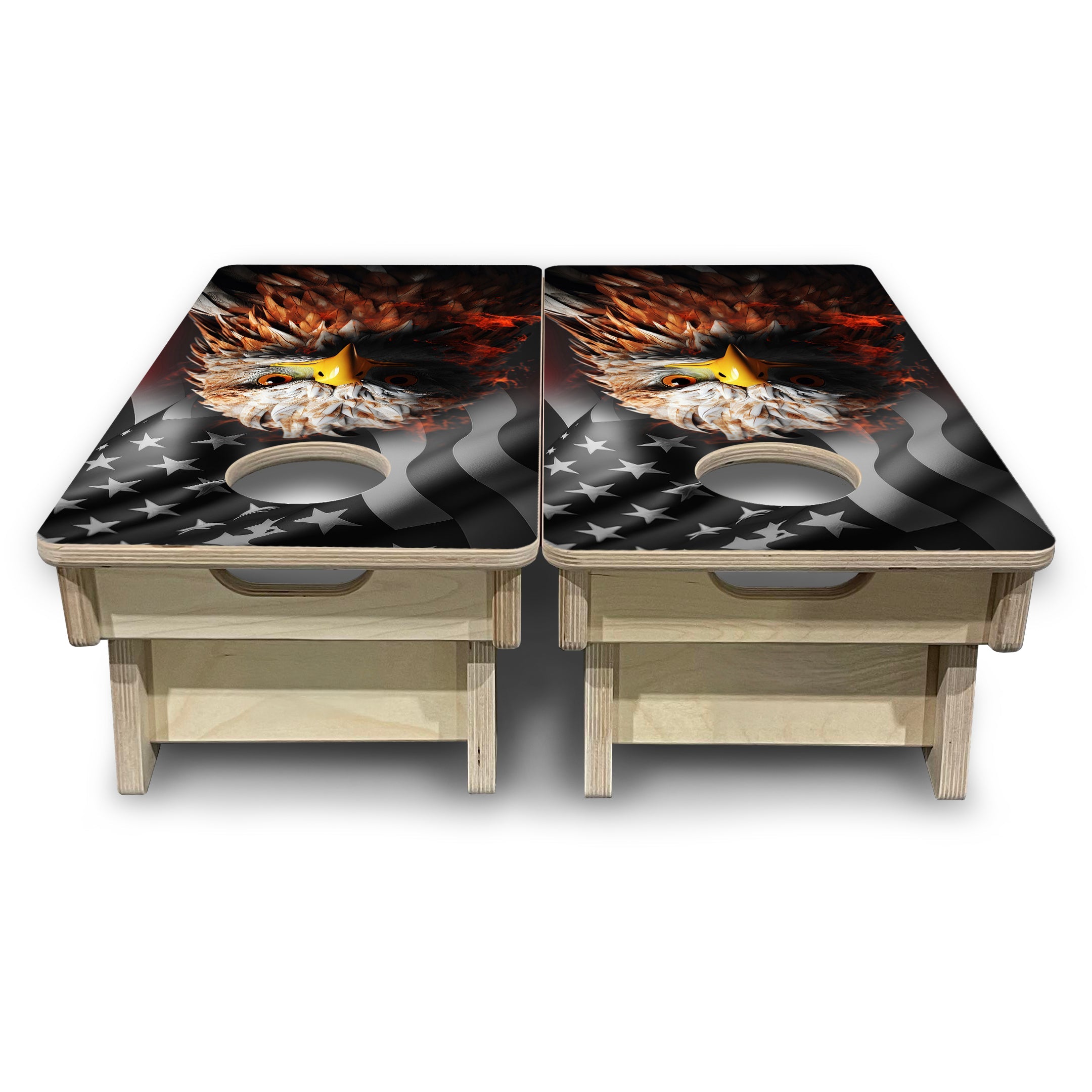 Fire Eagle - Mini or Vacation Size Cornhole Boards