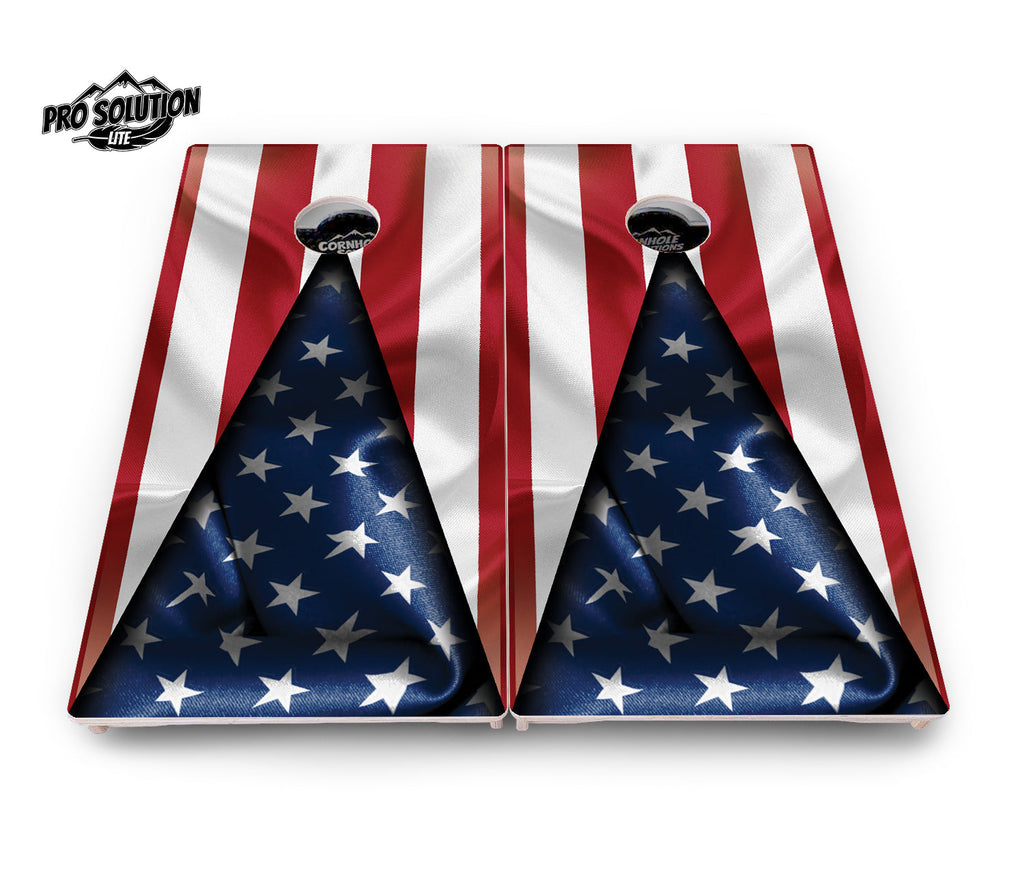 American Flag630 Cornhole Boards - Pro Solution Lite Series